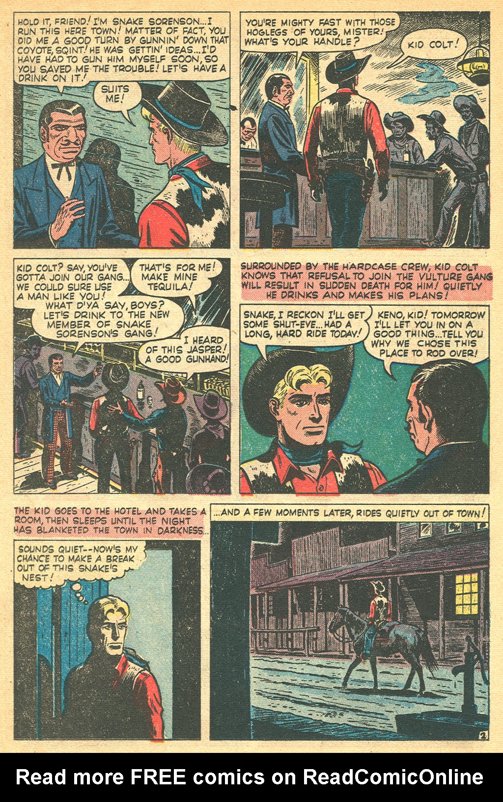 Read online Kid Colt Outlaw comic -  Issue #6 - 17