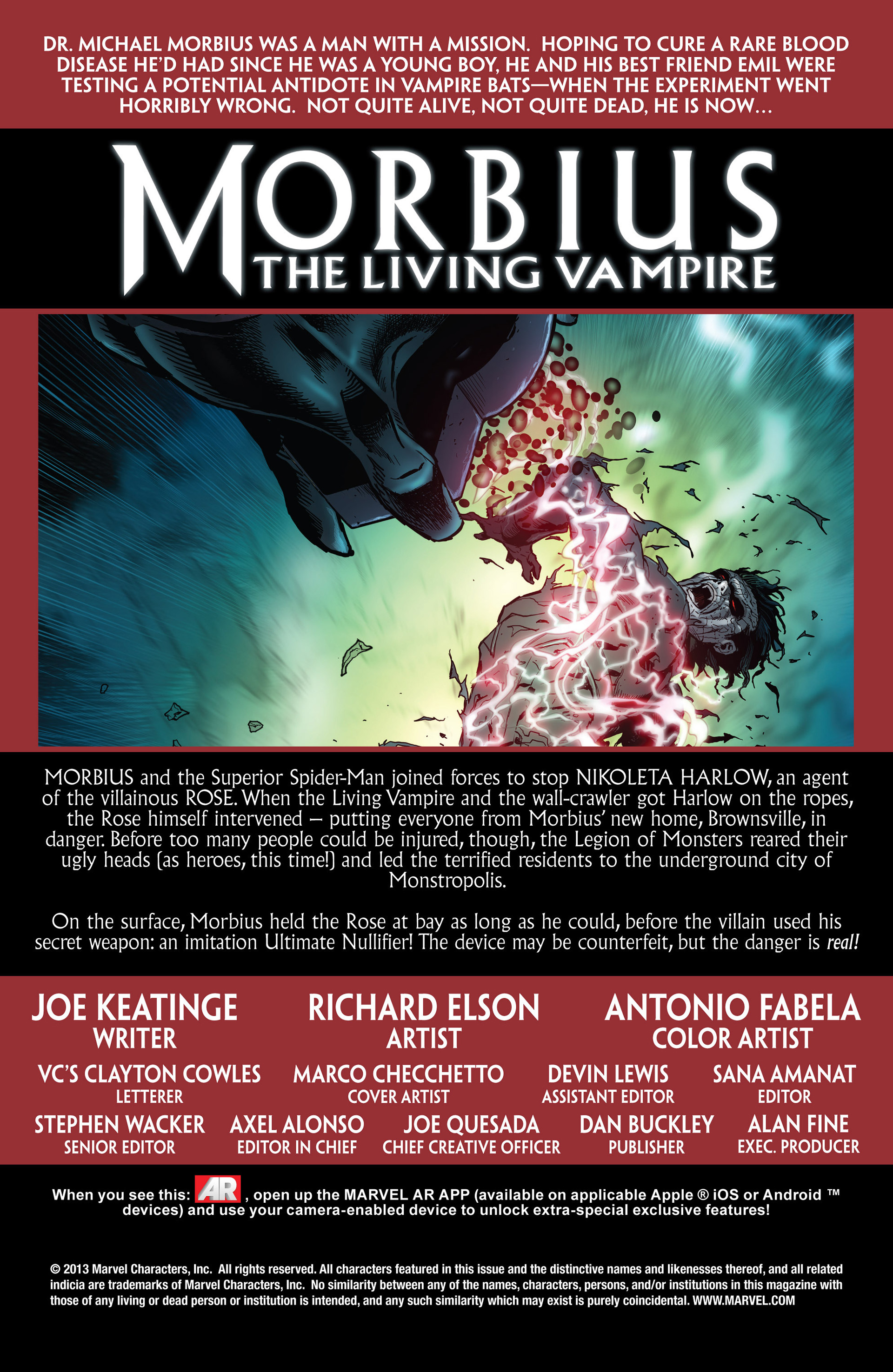 Read online Morbius: The Living Vampire comic -  Issue #9 - 2