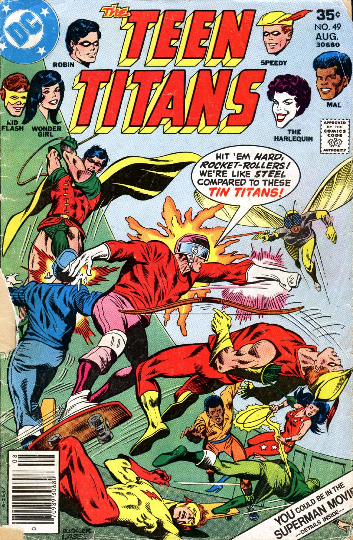 Read online Teen Titans (1966) comic -  Issue #49 - 1