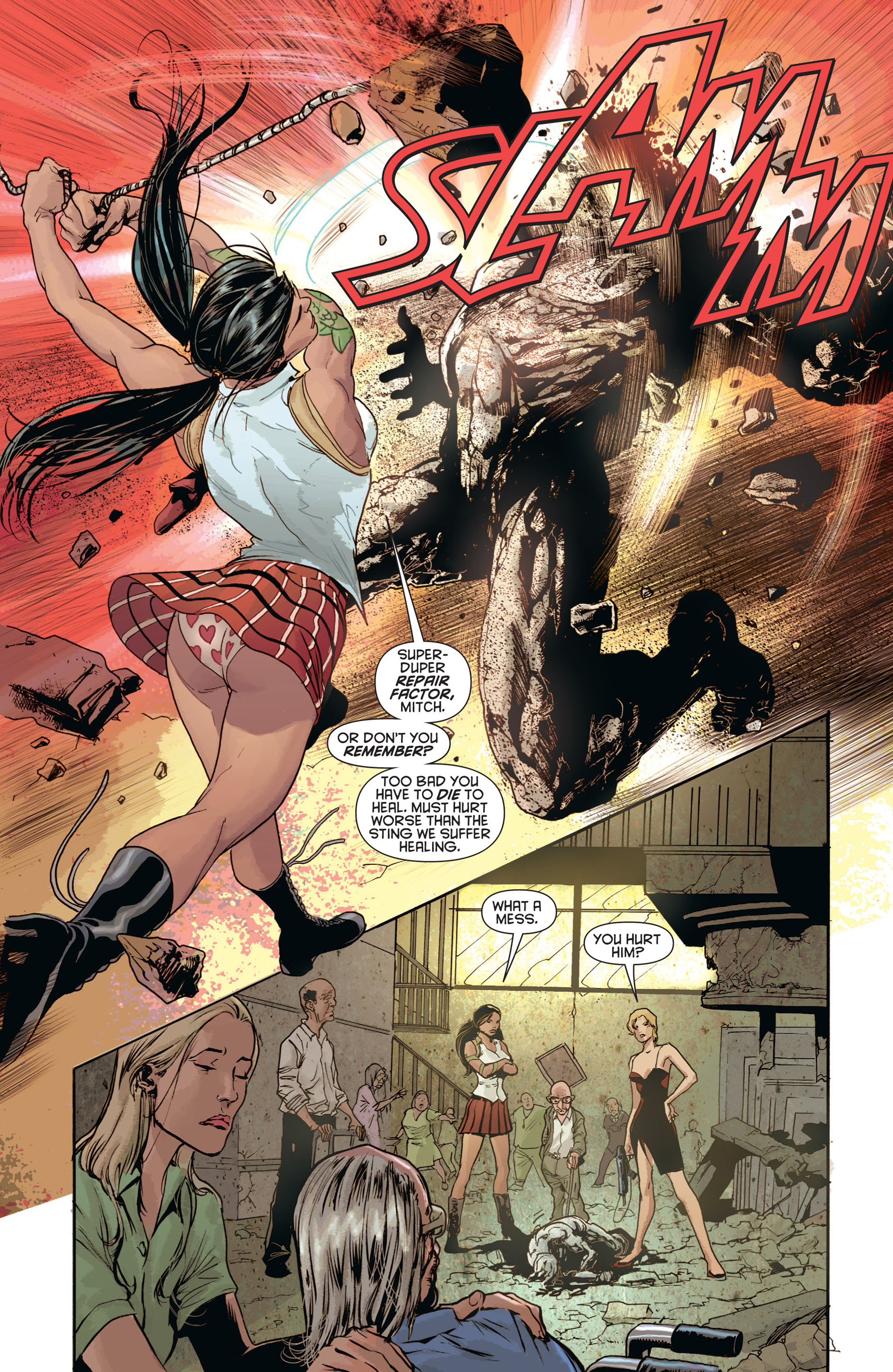 Read online Resurrection Man (2011) comic -  Issue #3 - 16