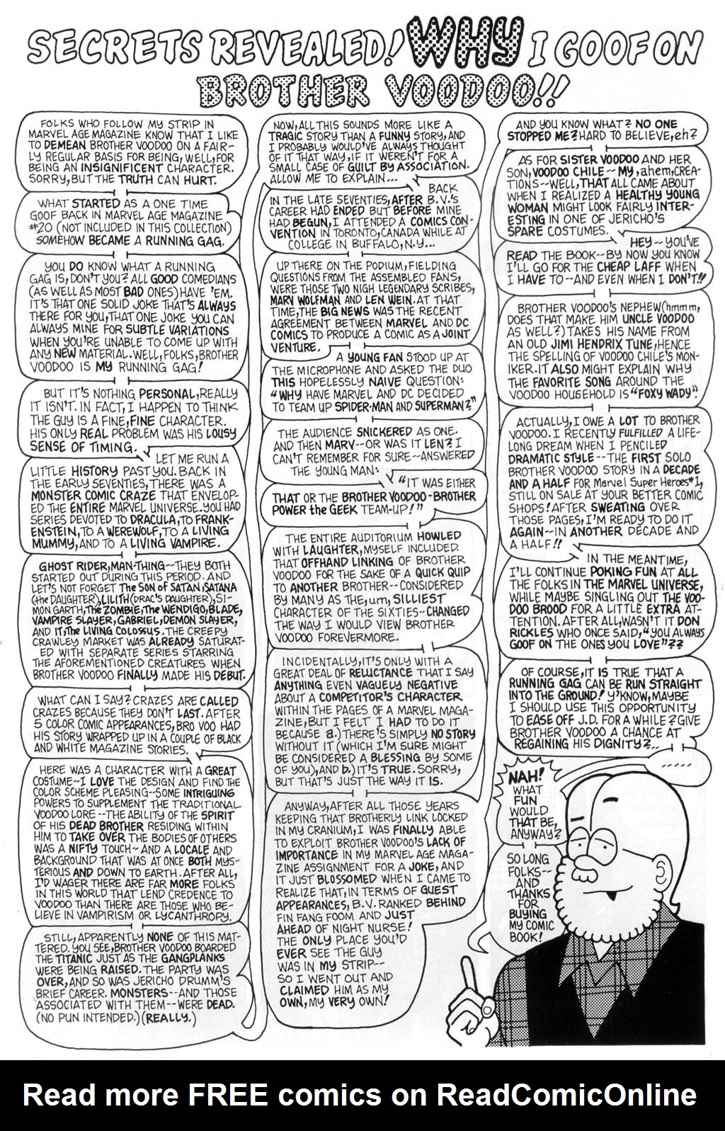 Read online Fred Hembeck Sells the Marvel Universe comic -  Issue # Full - 20