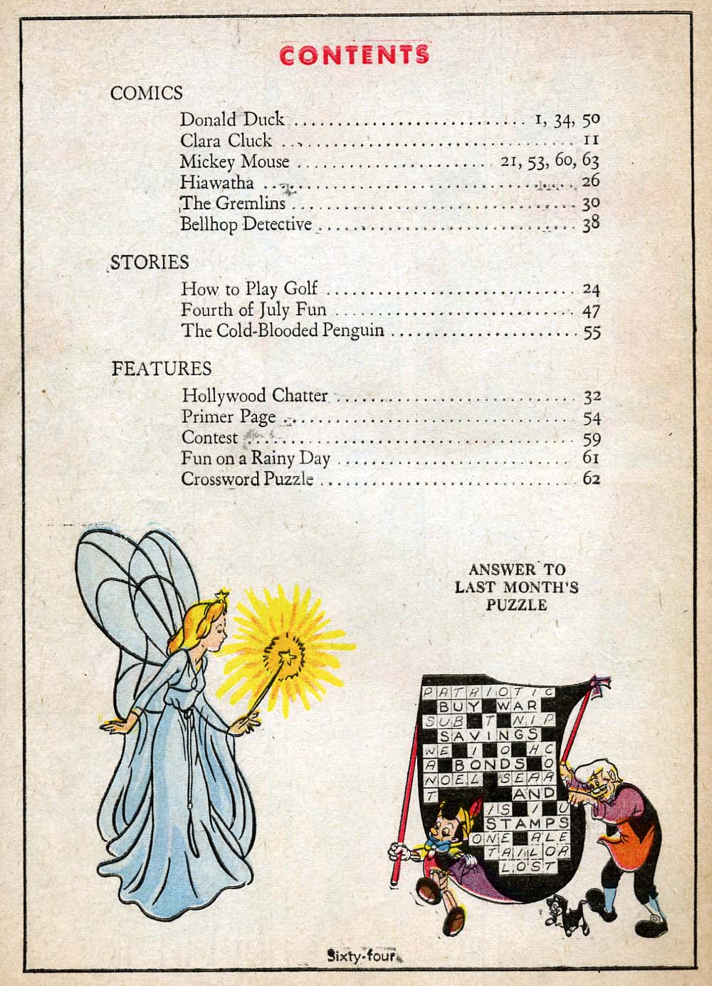 Read online Walt Disney's Comics and Stories comic -  Issue #34 - 66