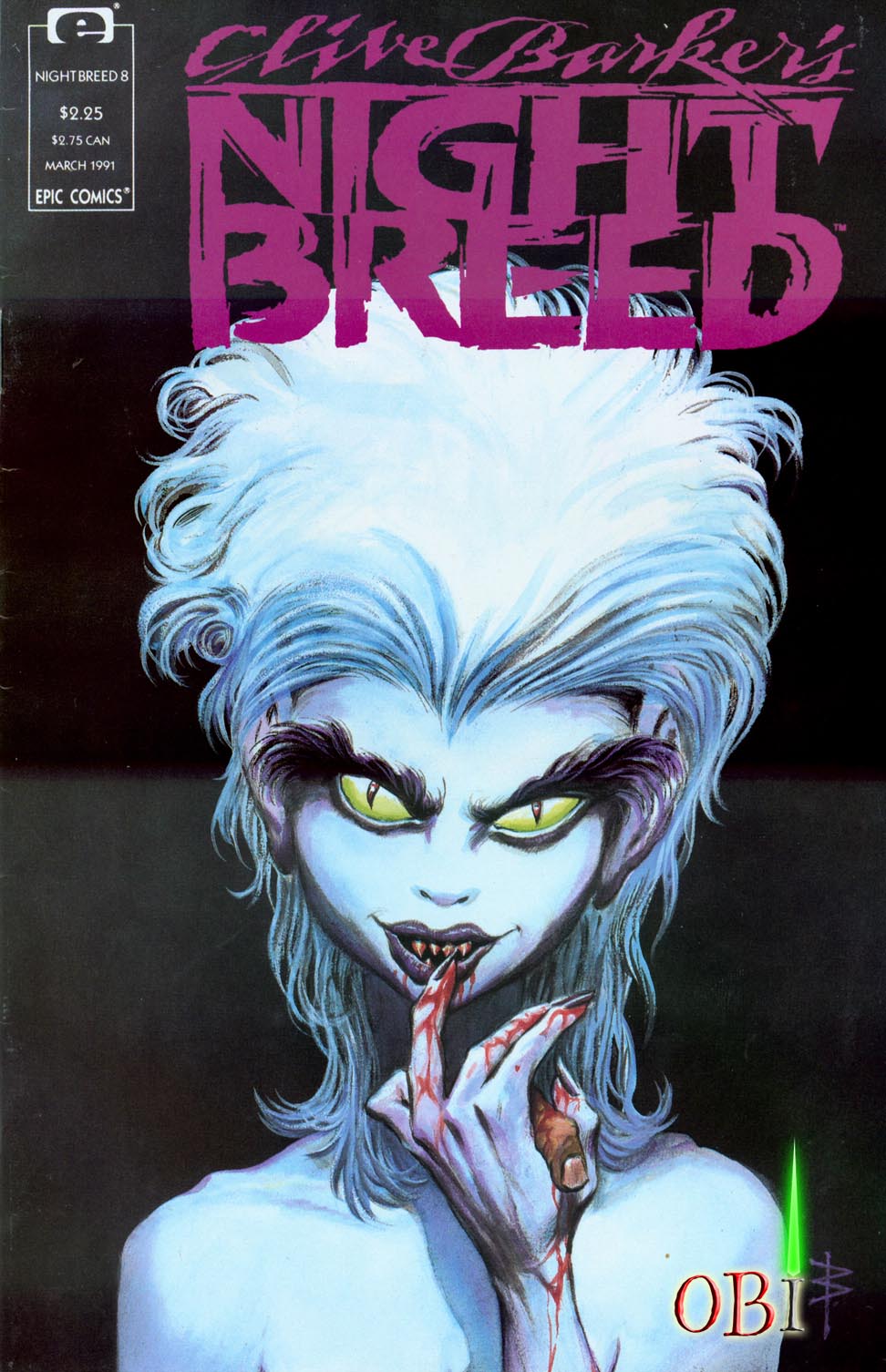 Read online Clive Barker's Night Breed (1990) comic -  Issue #8 - 1