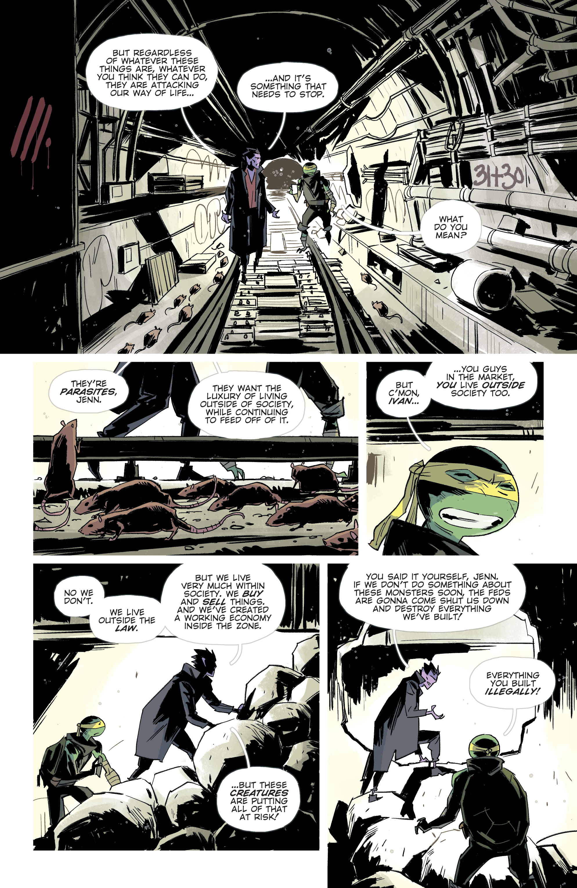 Read online Teenage Mutant Ninja Turtles: Jennika II comic -  Issue #2 - 19