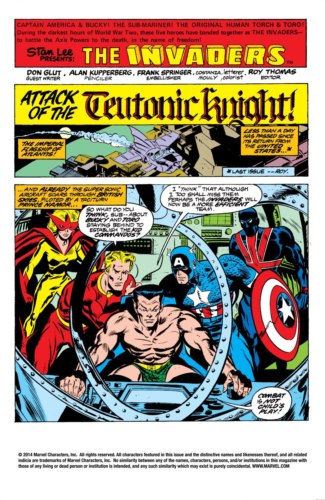 Read online The Invaders Classic comic -  Issue # TPB 2 (Part 1) - 94