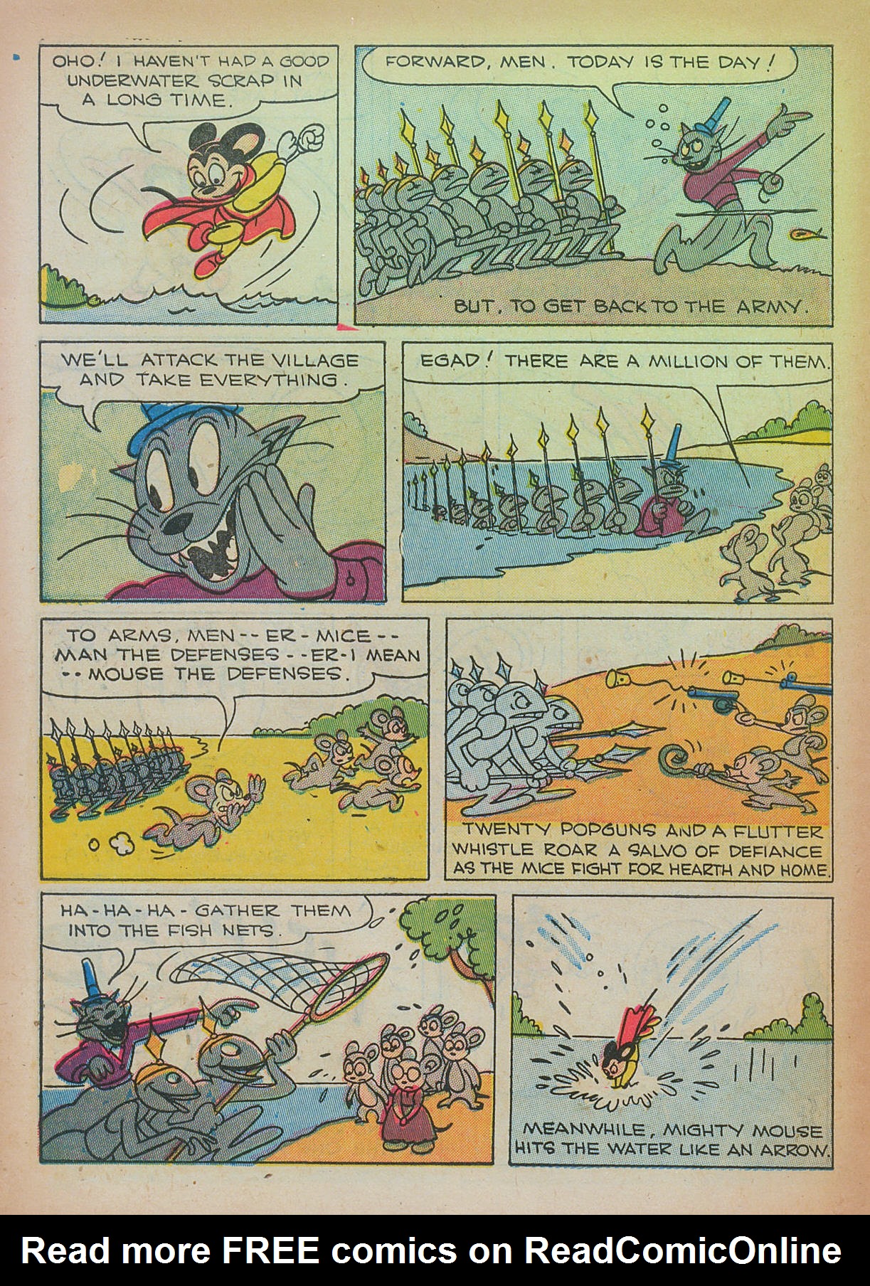 Read online Paul Terry's Mighty Mouse Comics comic -  Issue #26 - 32