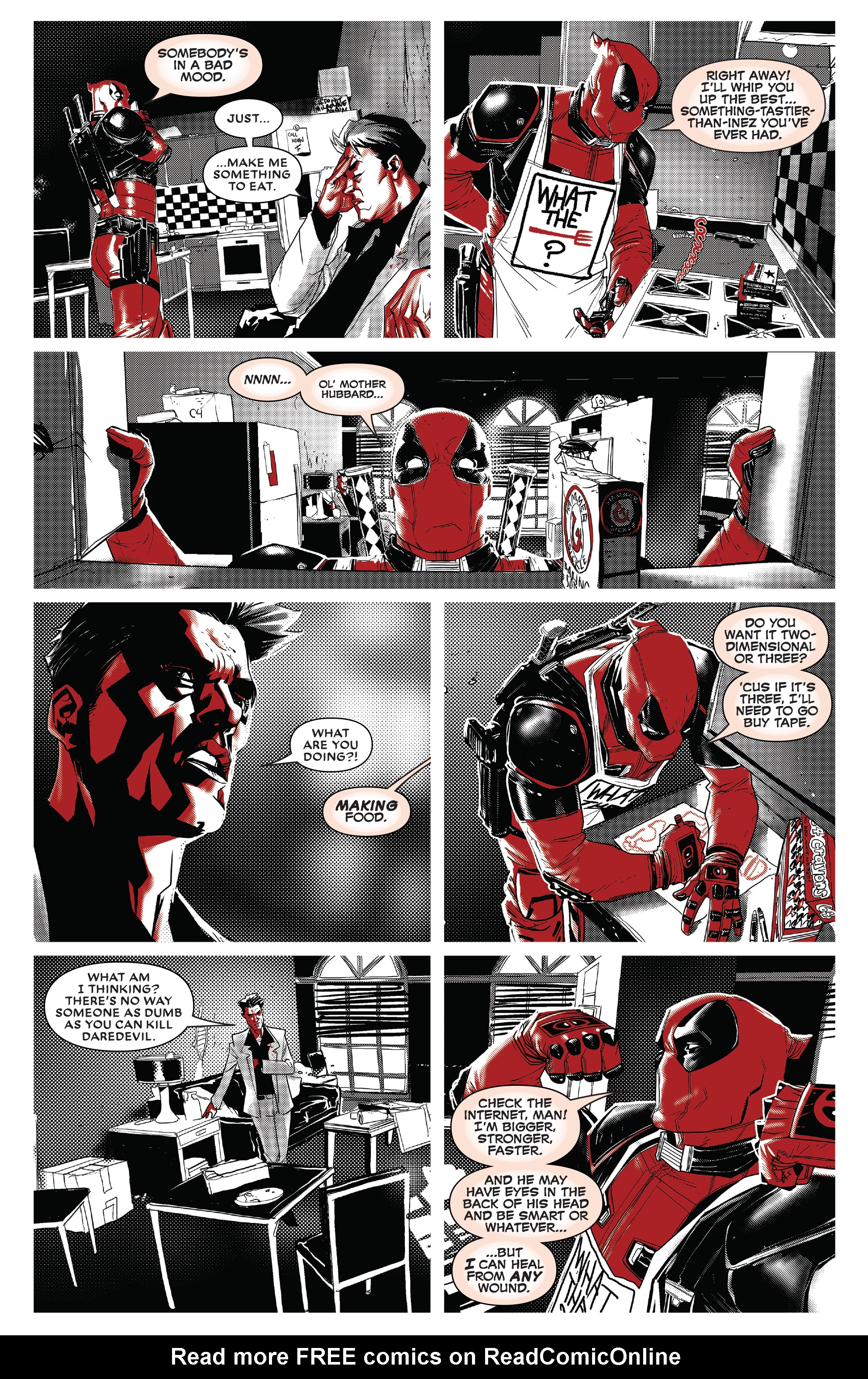 Read online Deadpool: Black, White & Blood comic -  Issue #2 - 8