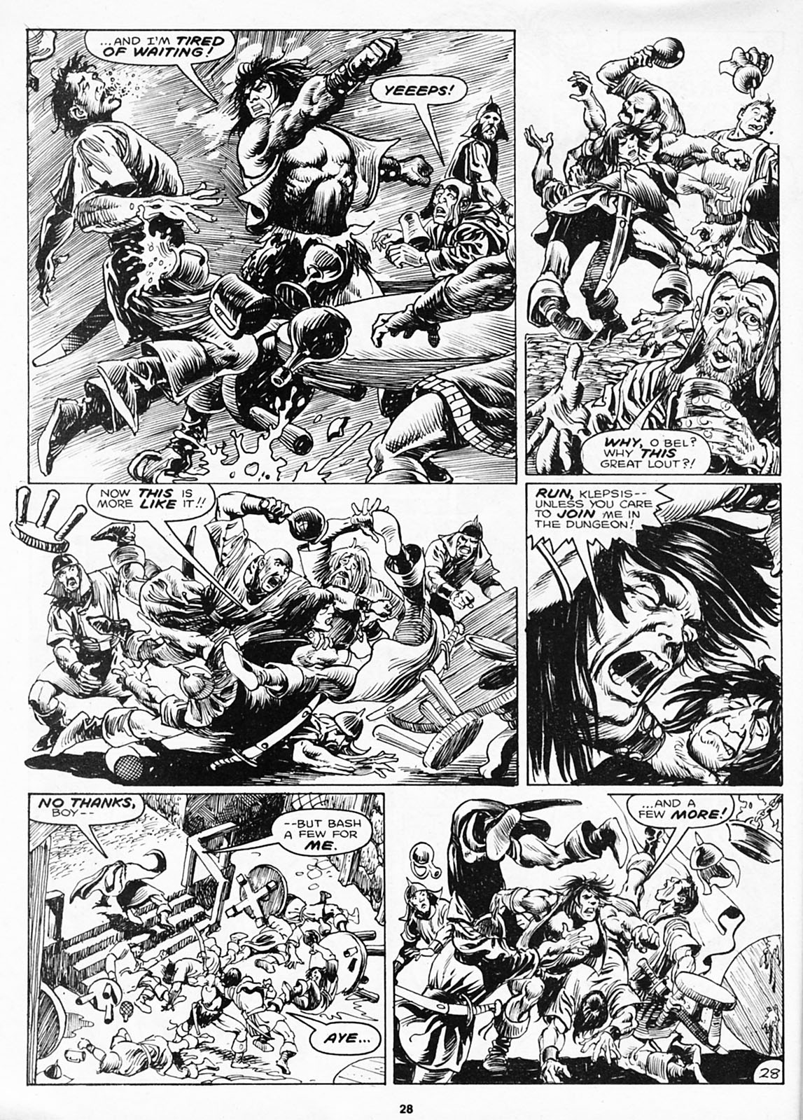 Read online The Savage Sword Of Conan comic -  Issue #180 - 30