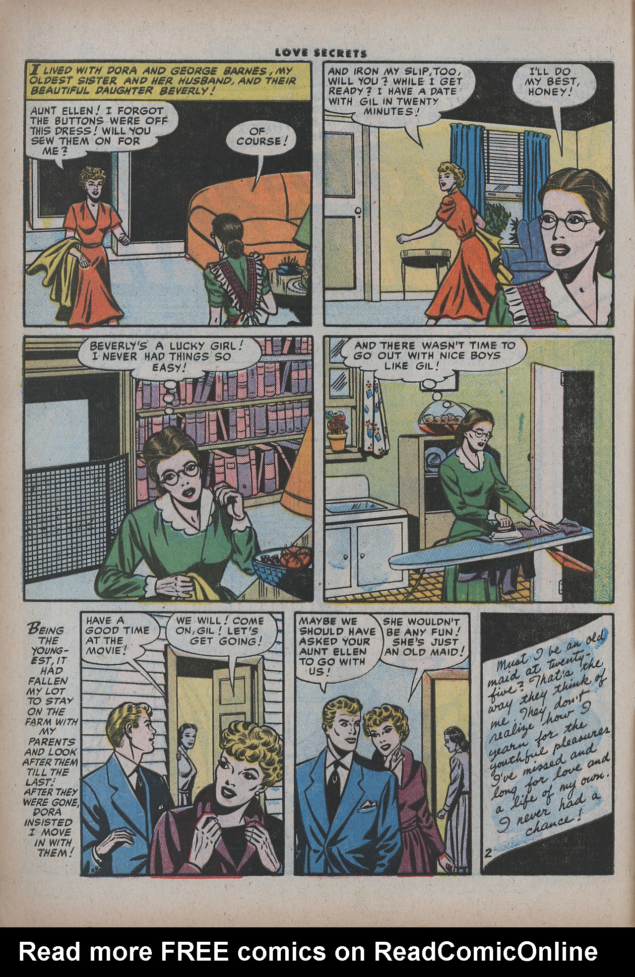 Read online Love Secrets (1953) comic -  Issue #47 - 4