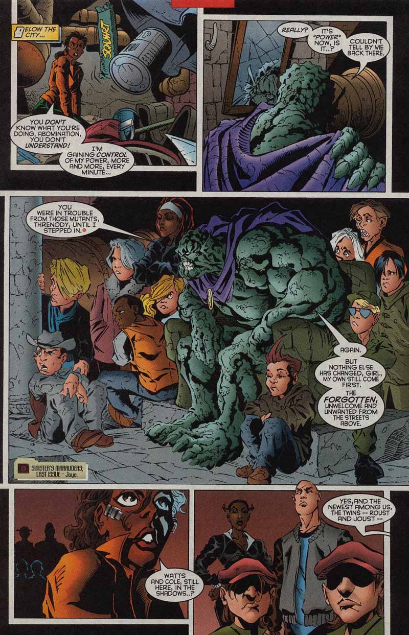 Read online X-Man comic -  Issue #20 - 7
