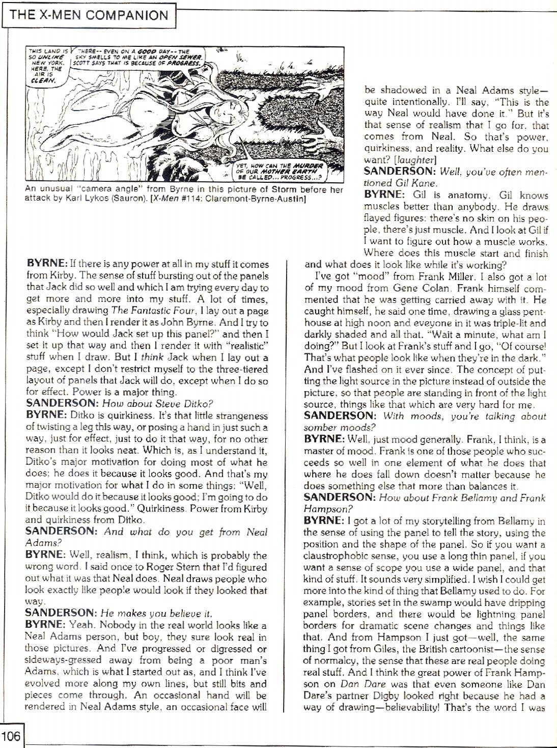Read online The X-Men Companion comic -  Issue #2 - 106