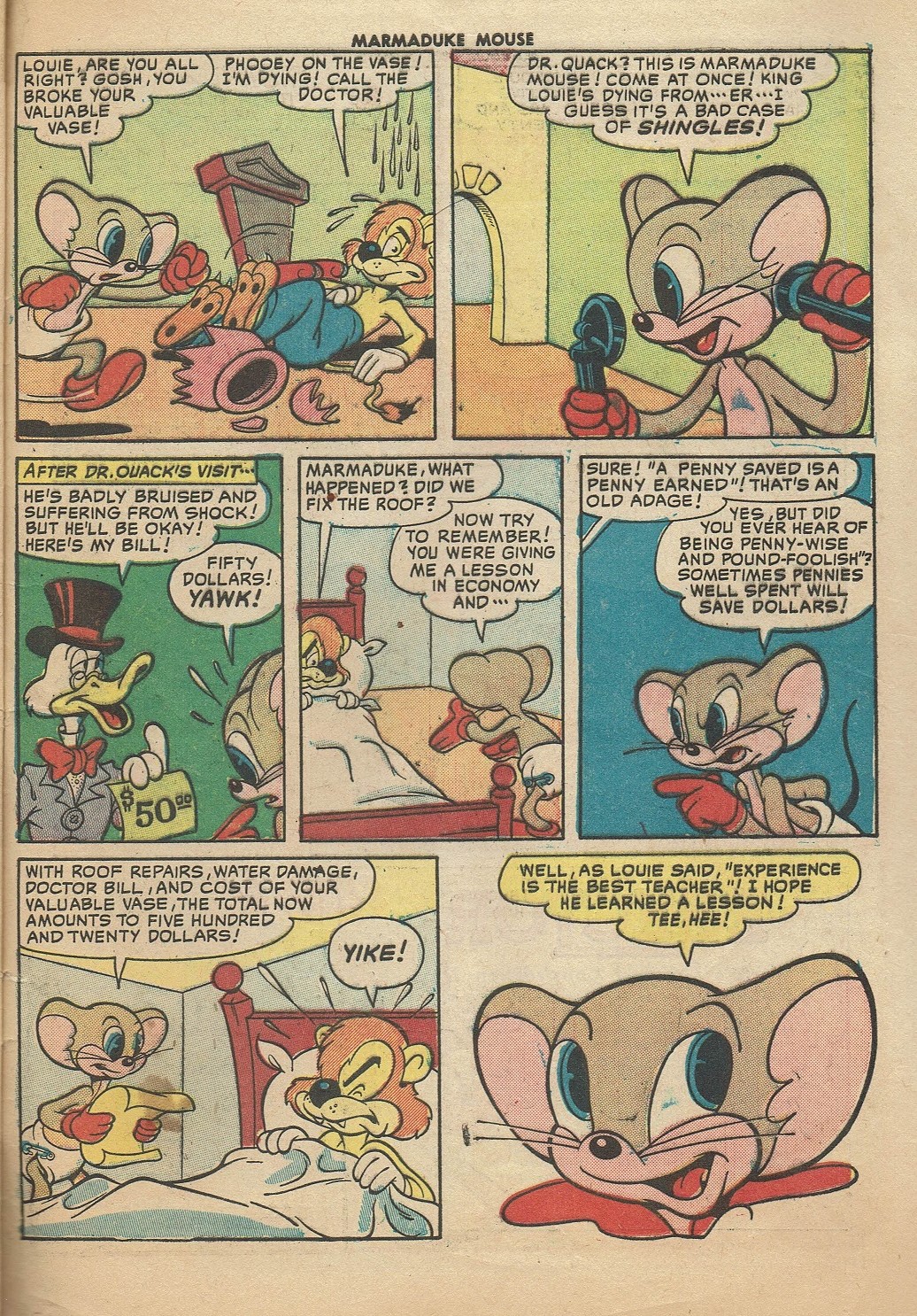 Read online Marmaduke Mouse comic -  Issue #22 - 49