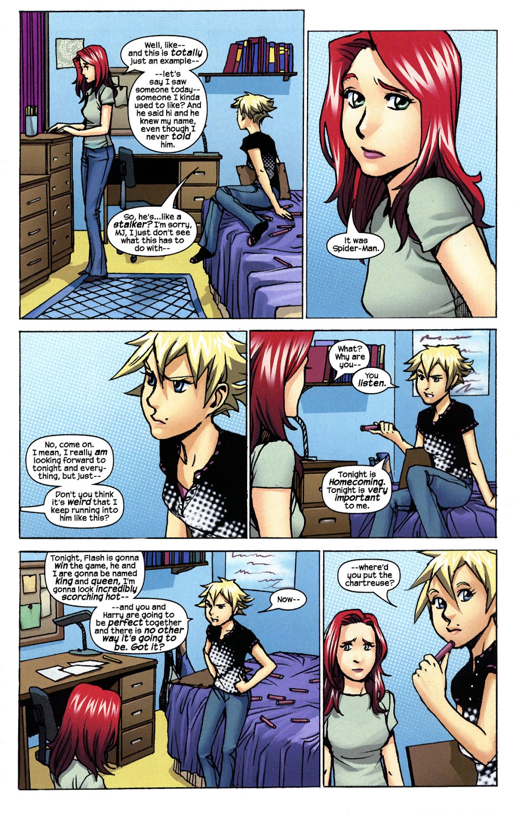 Mary Jane: Homecoming issue 3 - Page 7