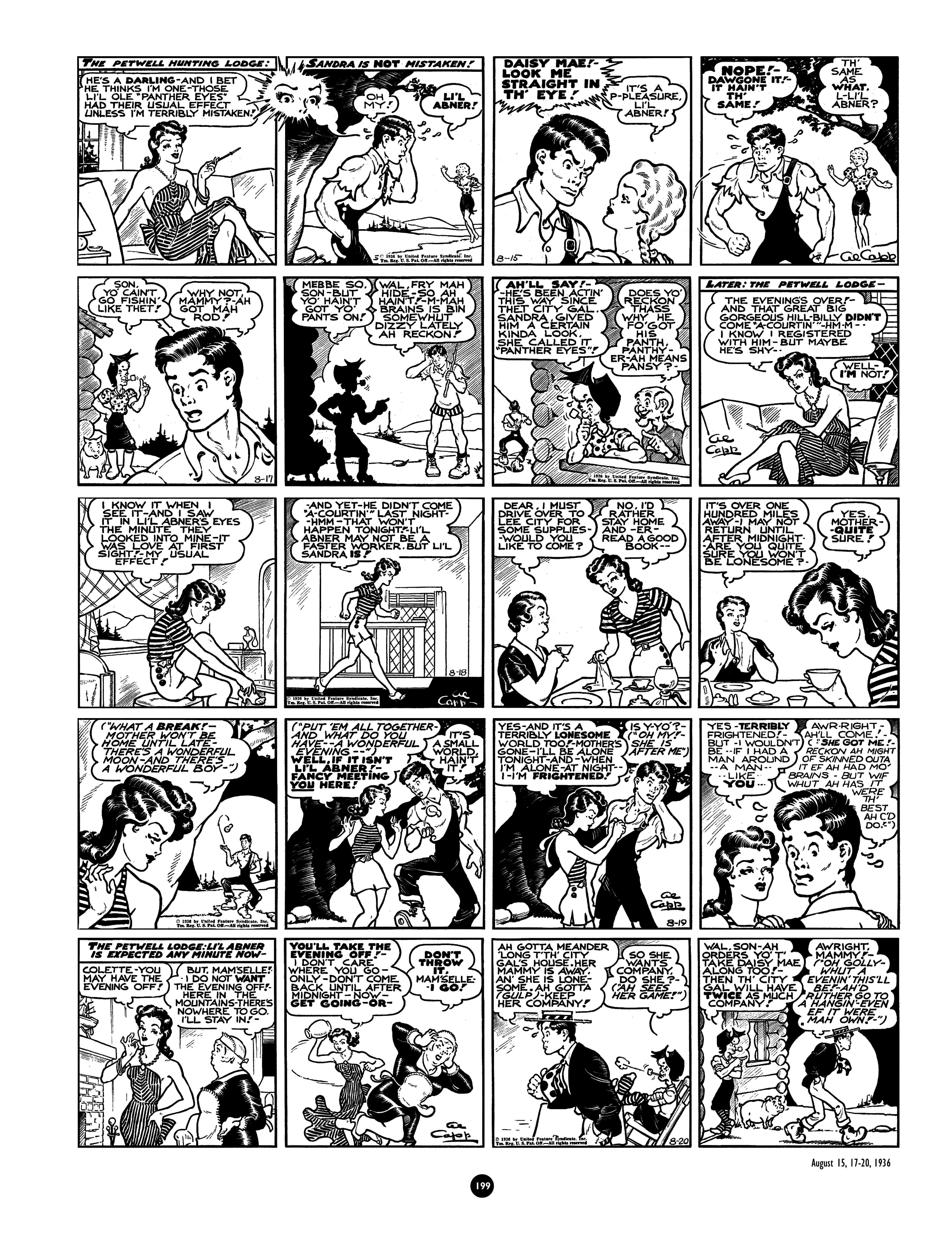 Read online Al Capp's Li'l Abner Complete Daily & Color Sunday Comics comic -  Issue # TPB 1 (Part 3) - 1