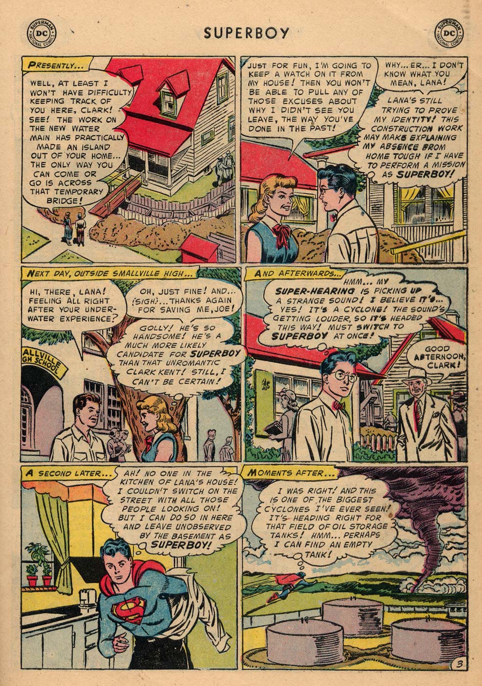 Read online Superboy (1949) comic -  Issue #26 - 29