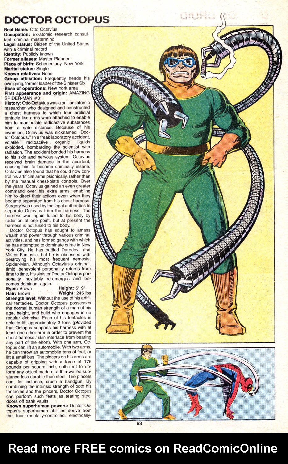 Read online The Official Handbook of the Marvel Universe Deluxe Edition comic -  Issue #3 - 65
