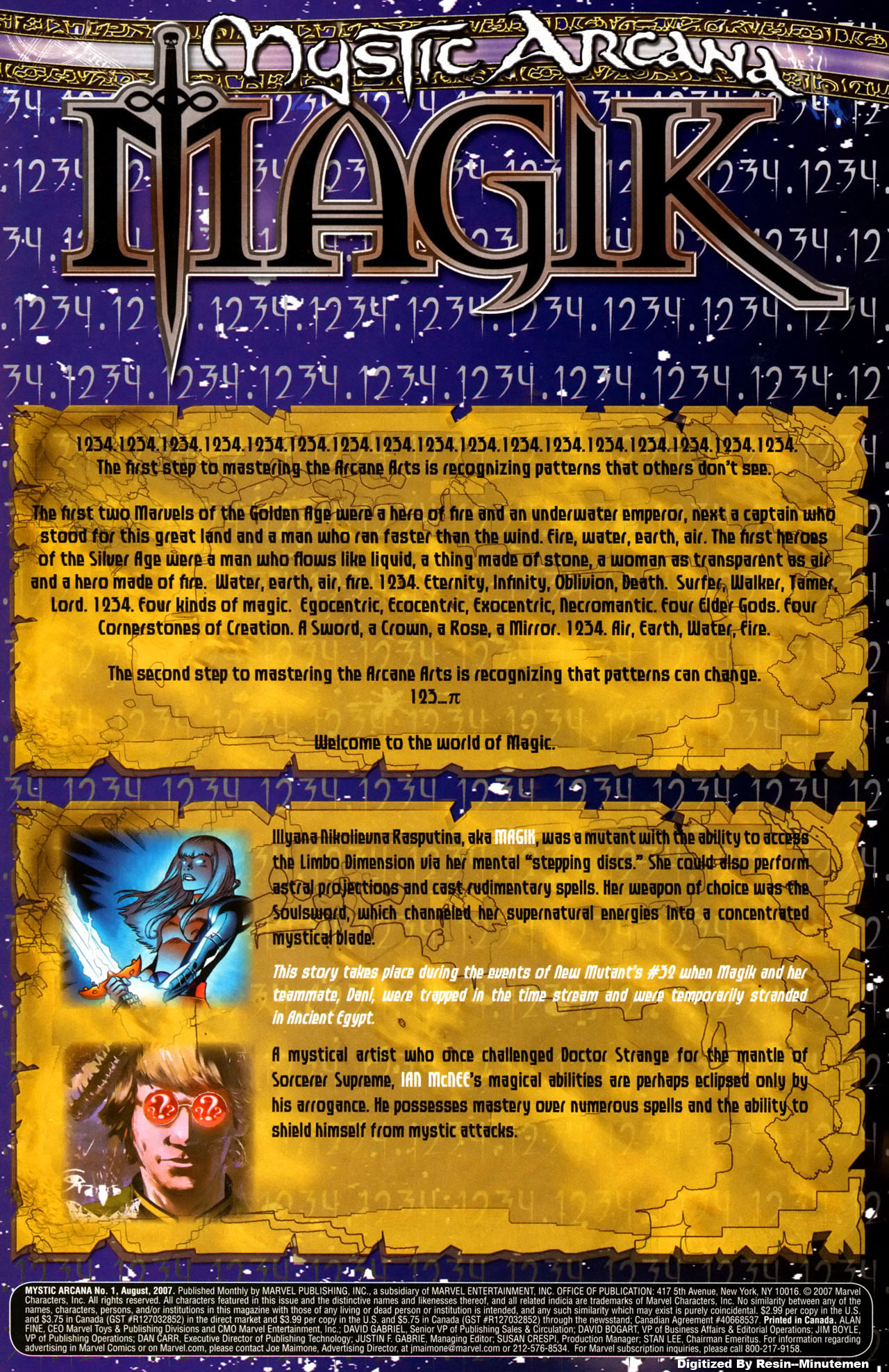 Read online Mystic Arcana comic -  Issue #1 - 2
