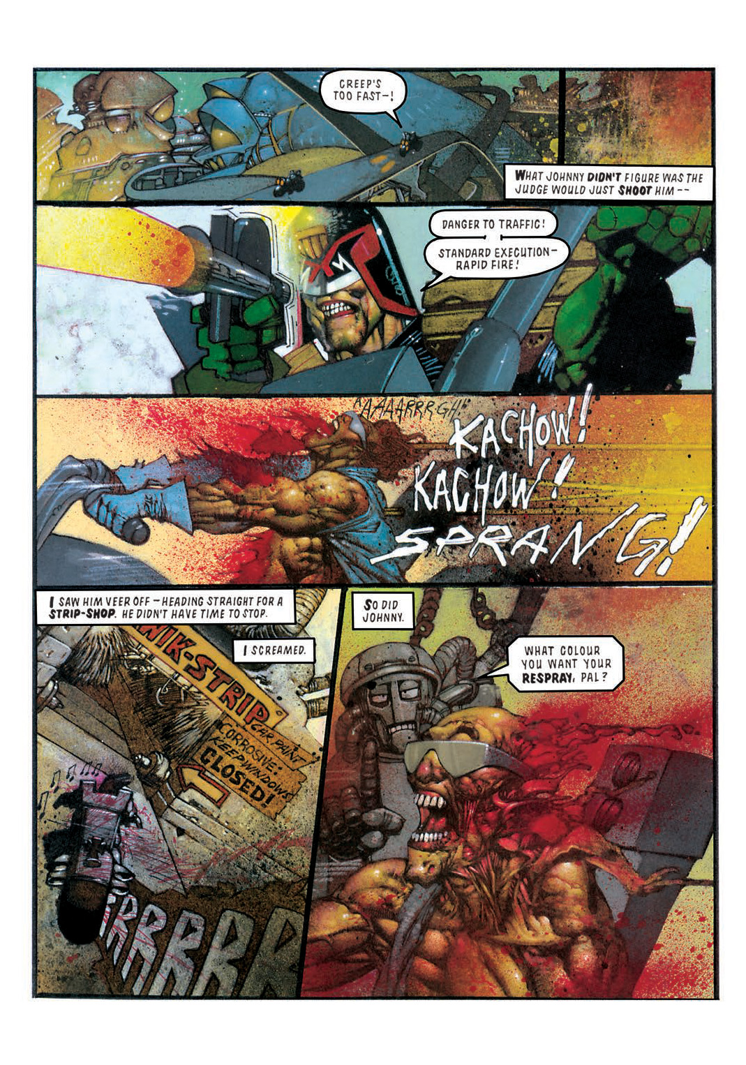 Read online Judge Dredd [Collections - Rebellion] comic -  Issue # TPB Judge Dredd - Heavy Metal Dredd - 33