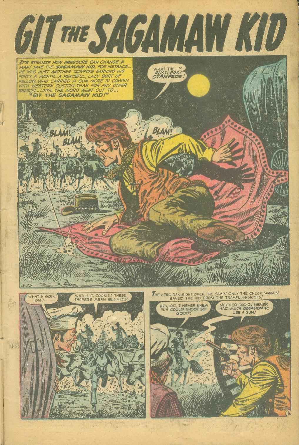 Read online Quick-Trigger Western comic -  Issue #18 - 3