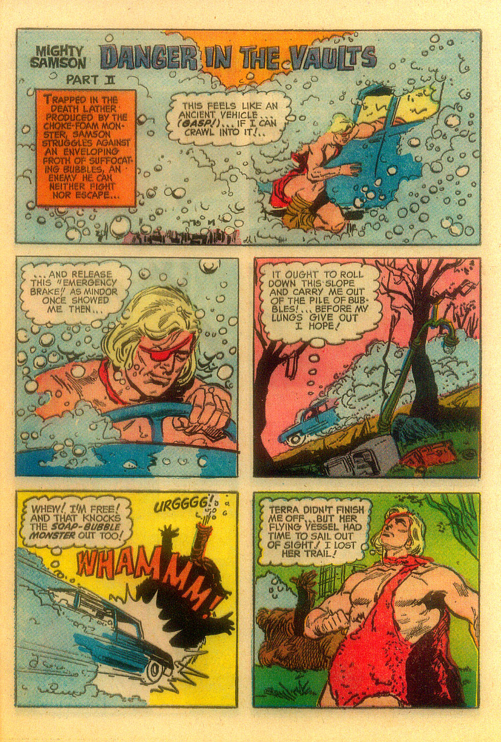 Read online Mighty Samson (1964) comic -  Issue #15 - 22