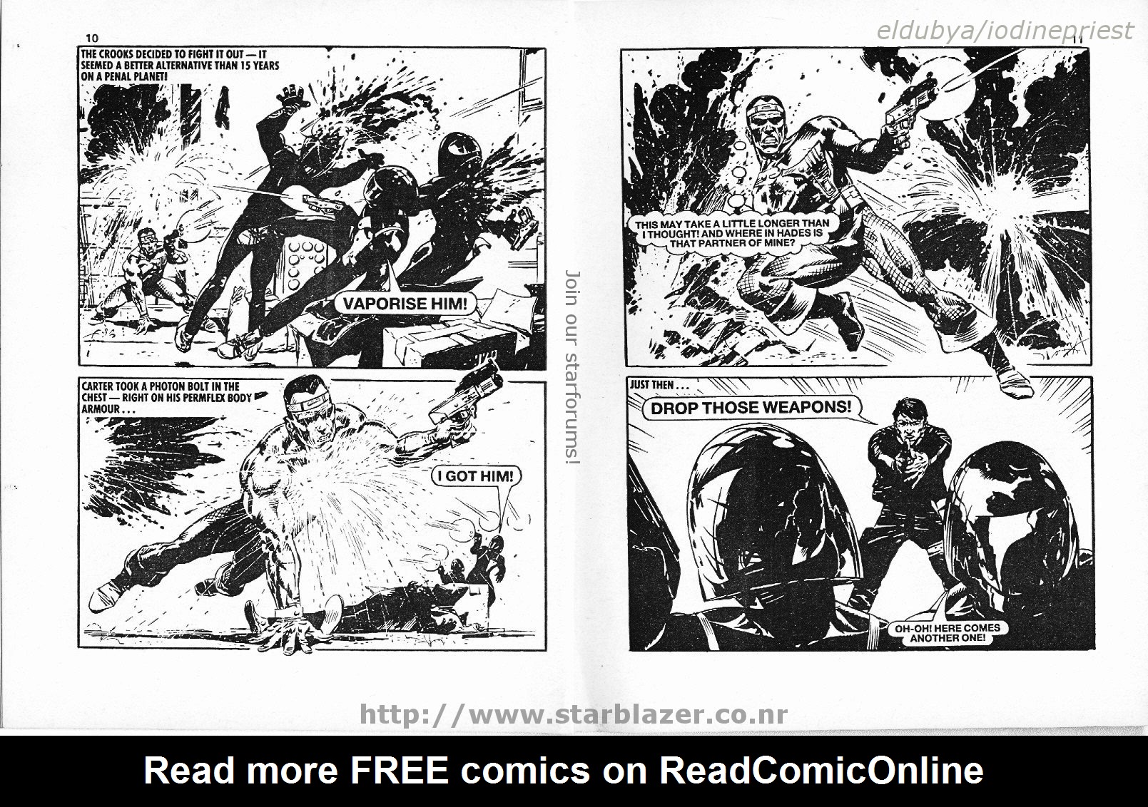Read online Starblazer comic -  Issue #191 - 7
