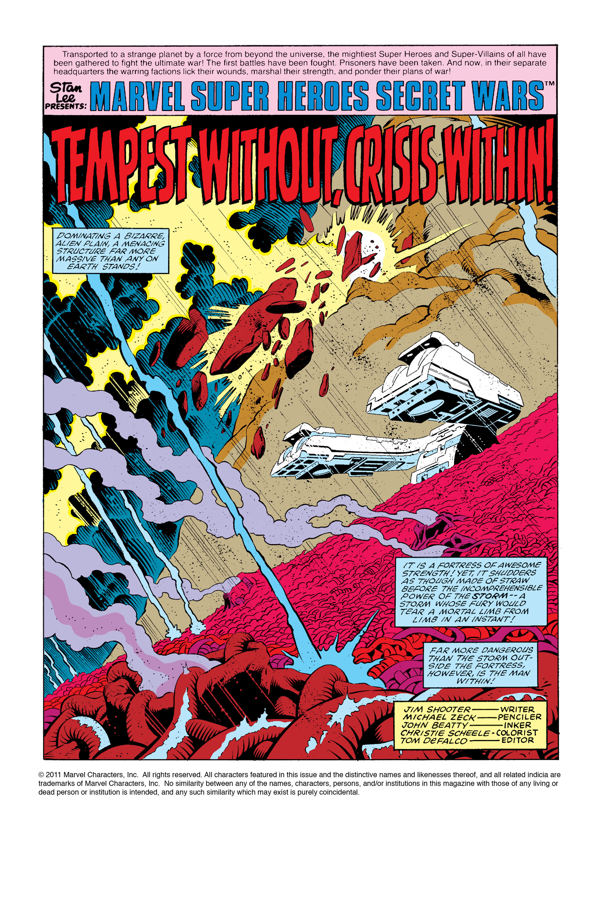 Read online Marvel Super Heroes Secret Wars (1984) comic -  Issue #3 - 2