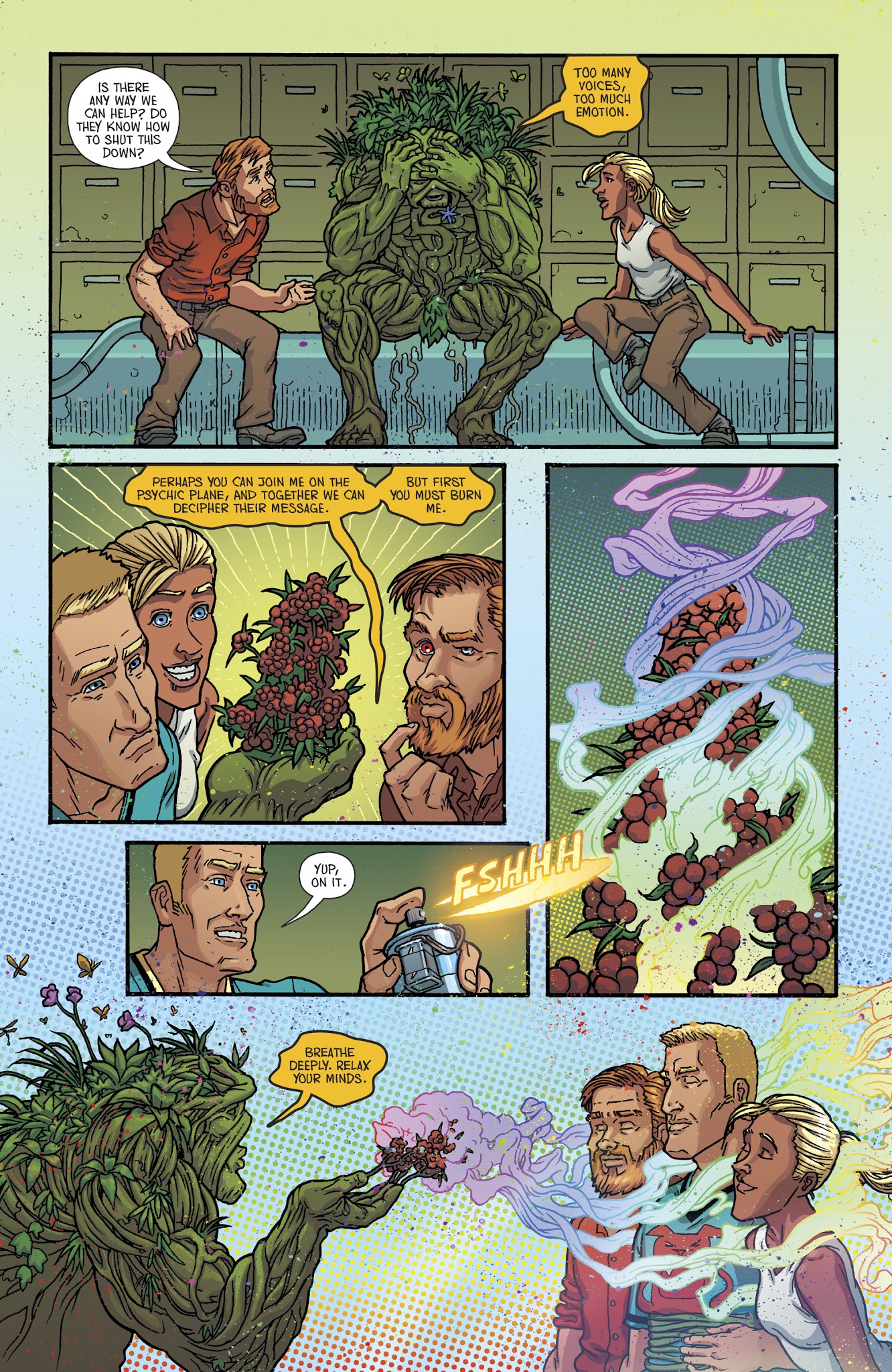 Read online Cave Carson Has a Cybernetic Eye/Swamp Thing Special comic -  Issue # Full - 30