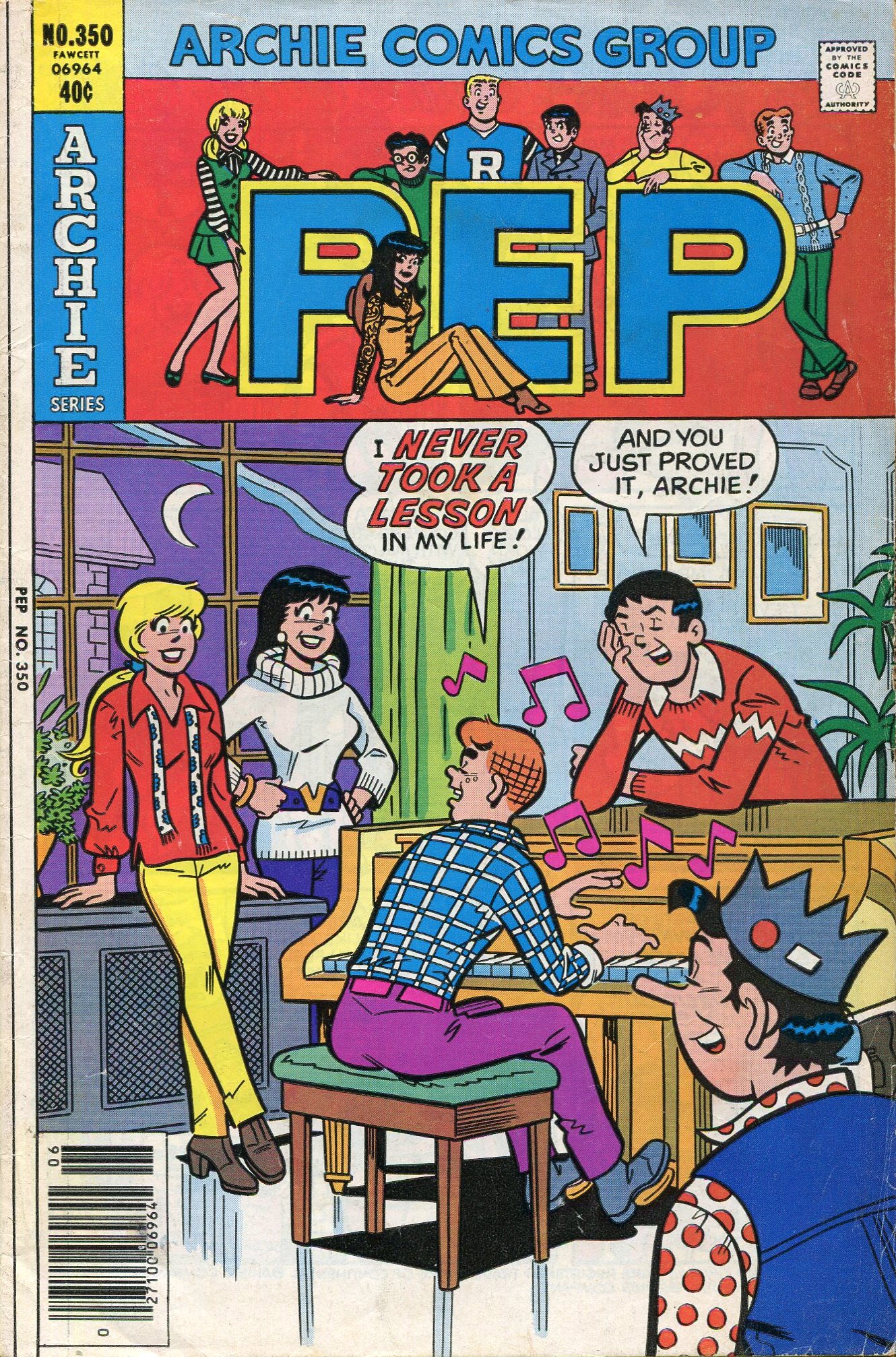 Read online Pep Comics comic -  Issue #350 - 1