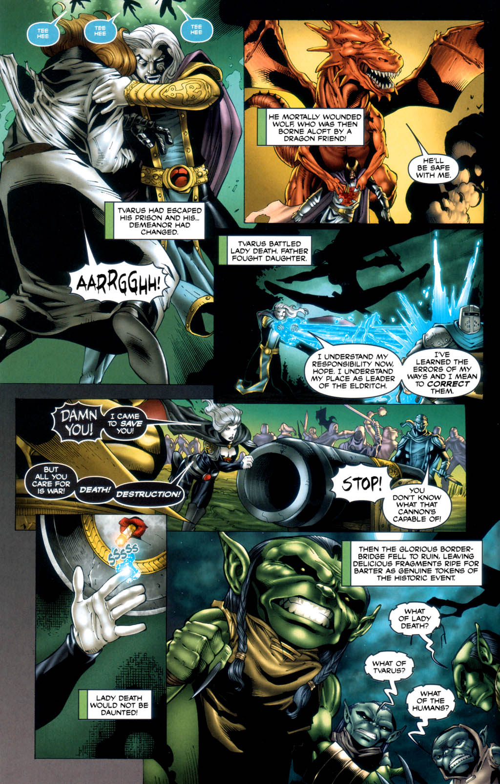 Read online Brian Pulido's Medieval Lady Death comic -  Issue #1 - 10