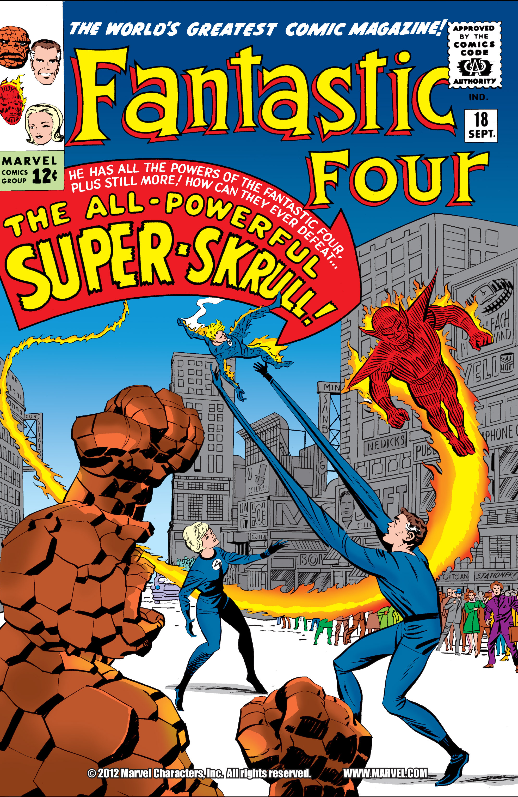 Read online Fantastic Four (1961) comic -  Issue #18 - 1