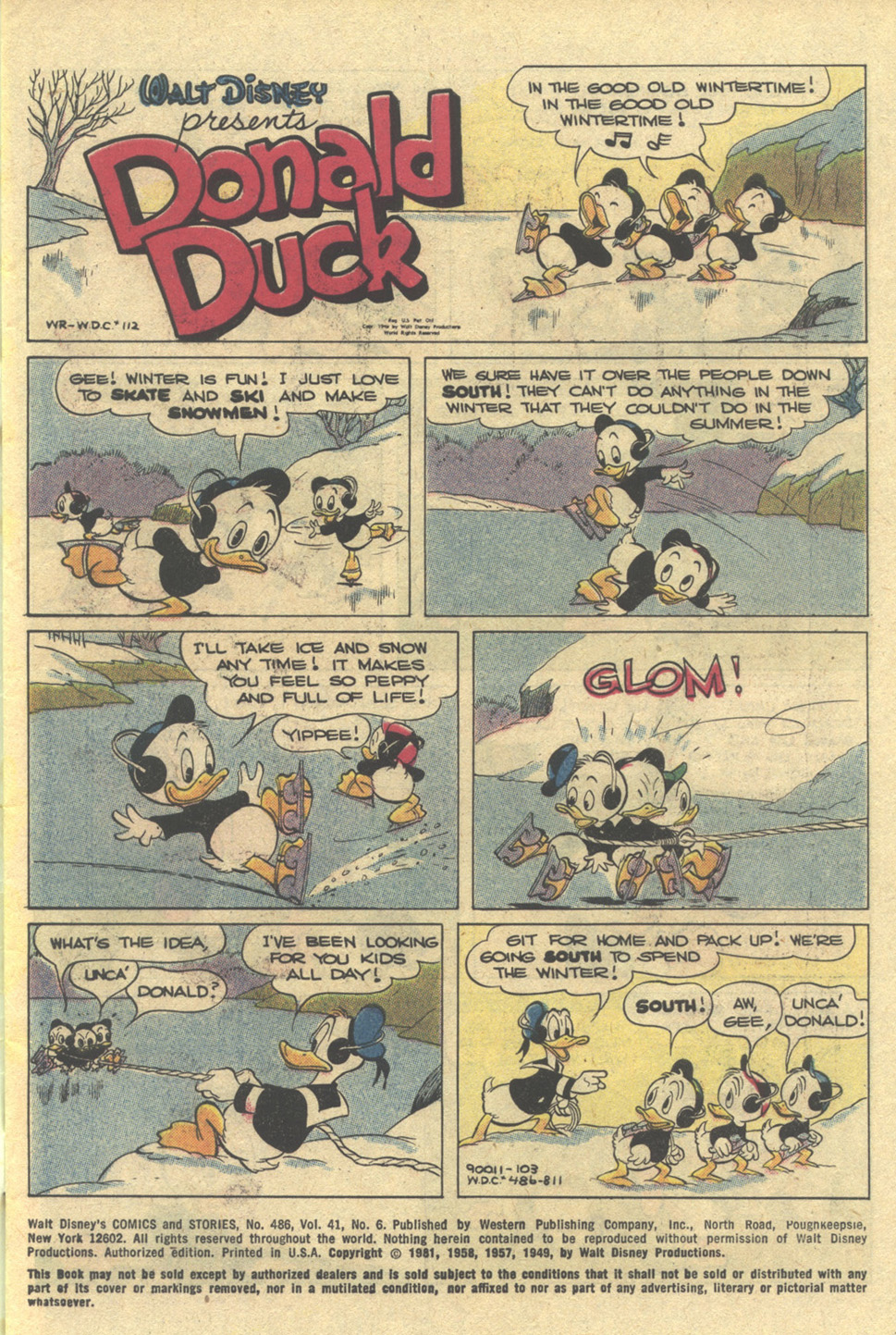 Read online Walt Disney's Comics and Stories comic -  Issue #486 - 2