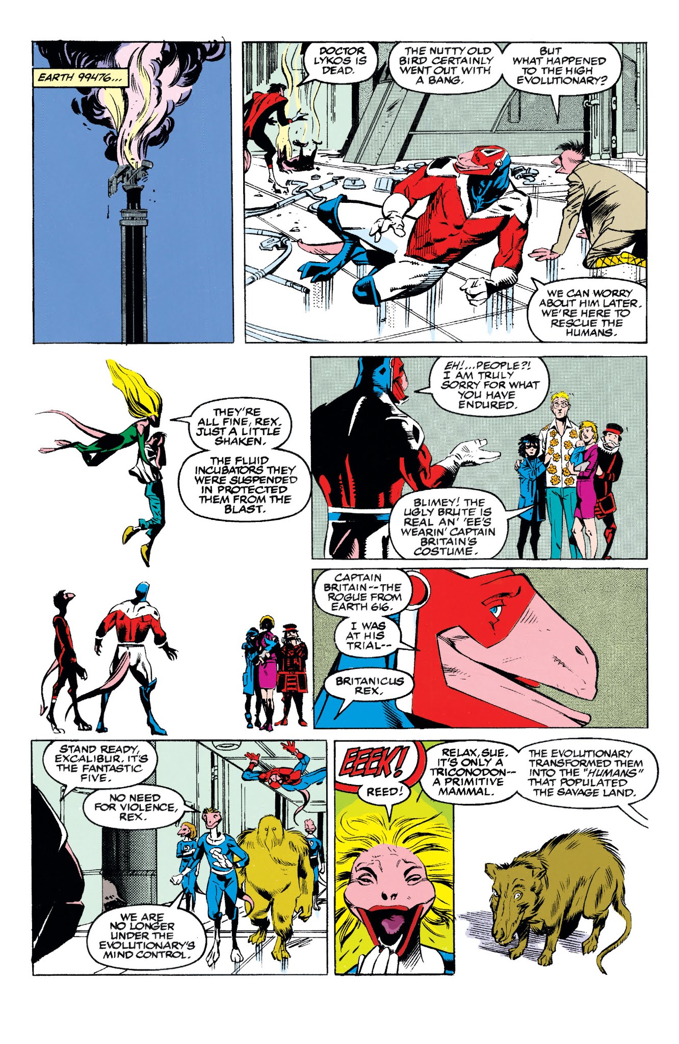 Read online Excalibur Visionaries: Alan Davis comic -  Issue # TPB 2 (Part 1) - 19