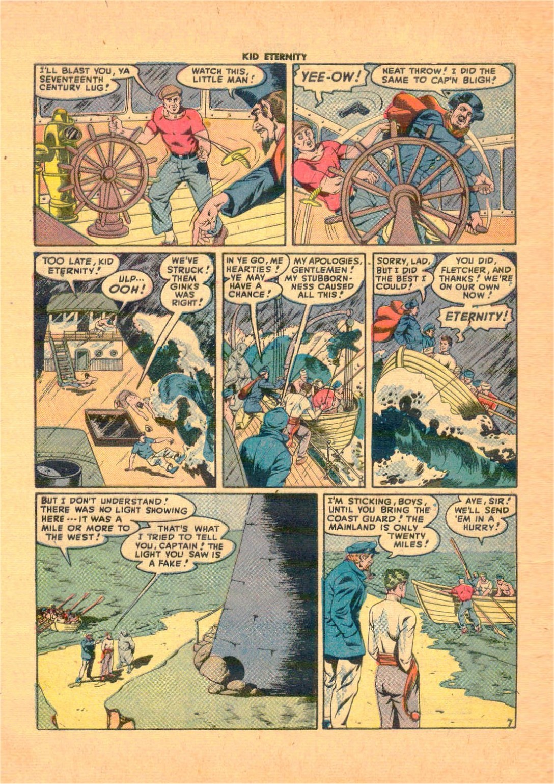 Read online Kid Eternity (1946) comic -  Issue #8 - 42