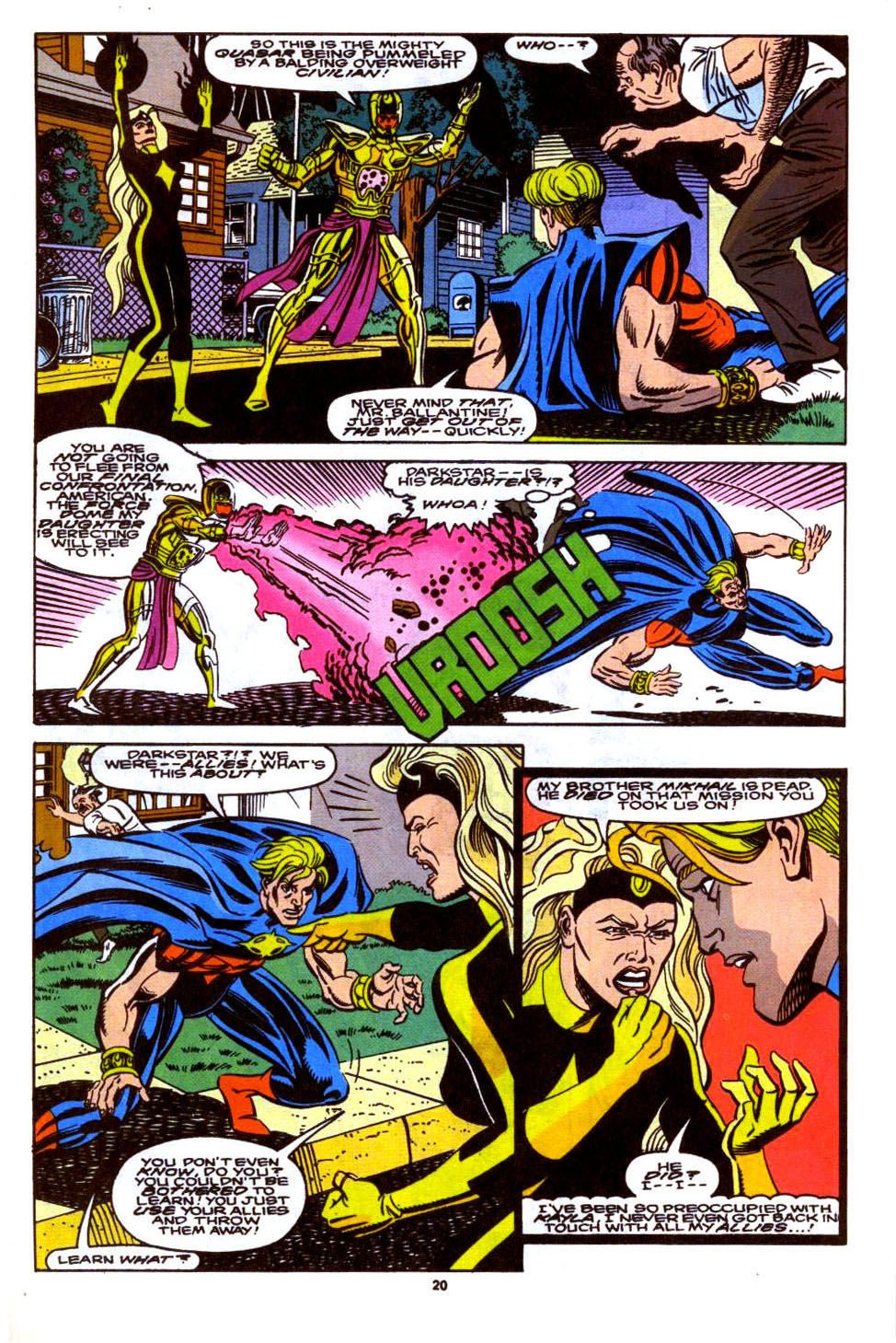 Read online Quasar comic -  Issue #60 - 17