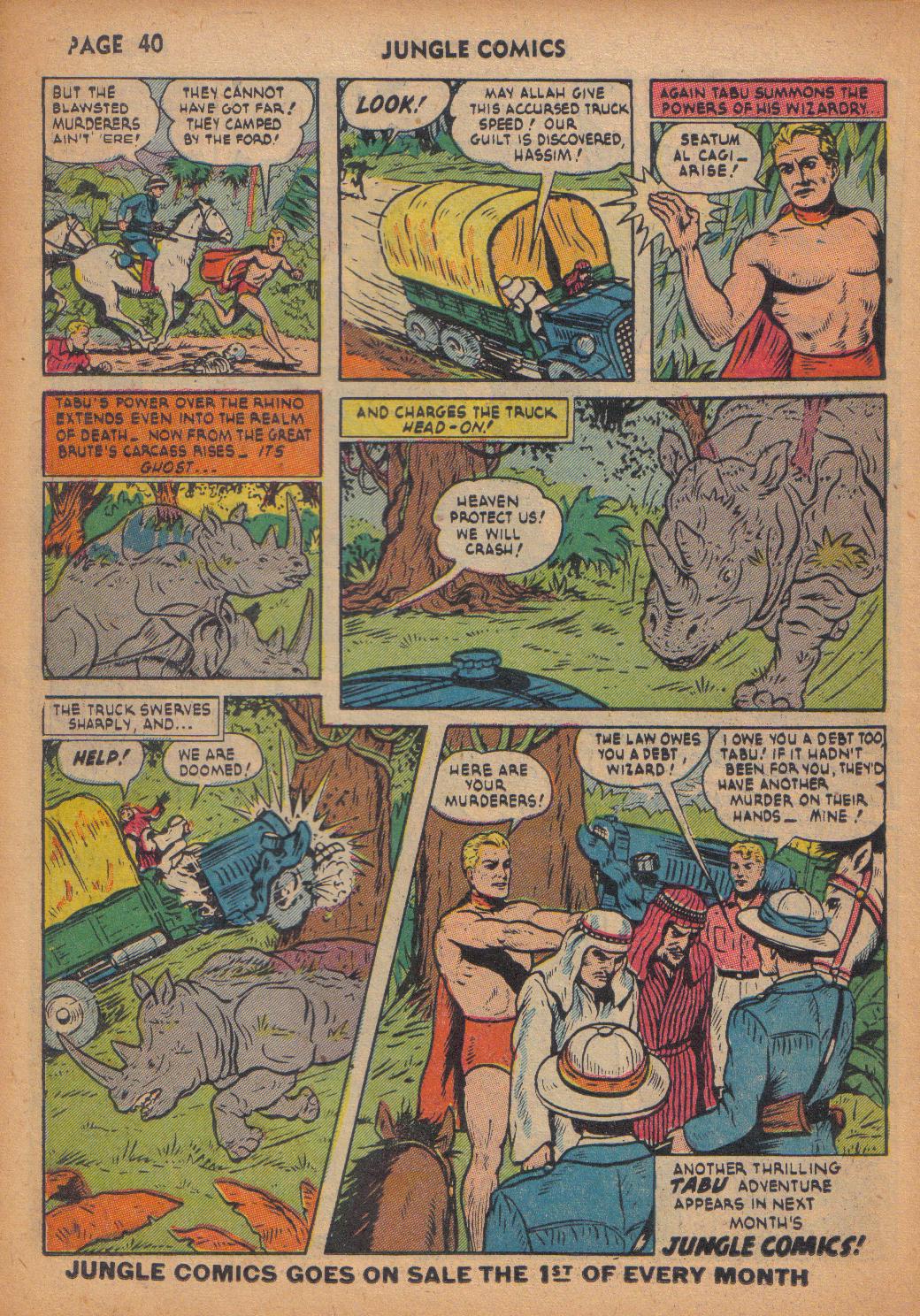 Read online Jungle Comics comic -  Issue #29 - 41