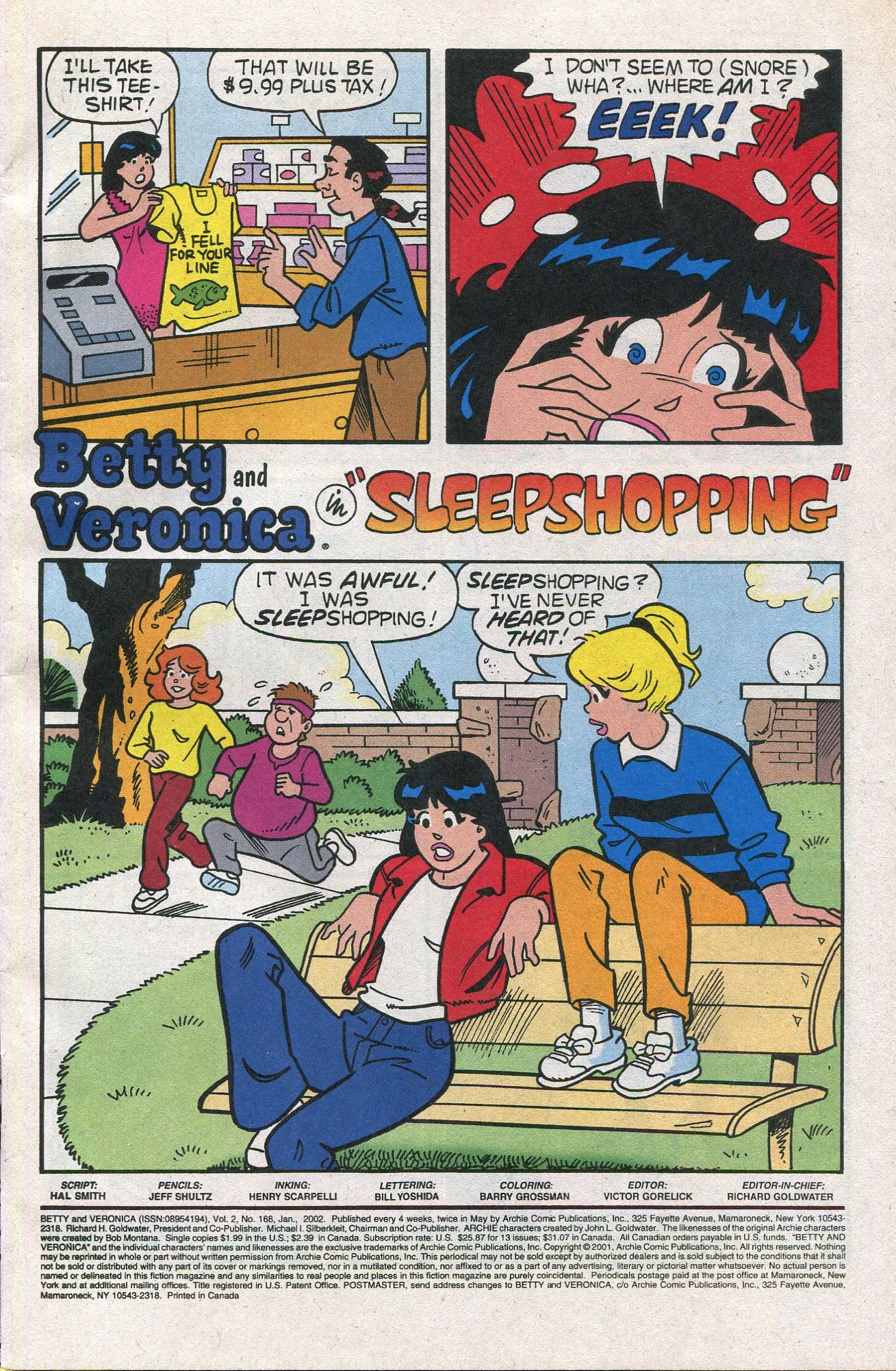 Read online Betty and Veronica (1987) comic -  Issue #168 - 3