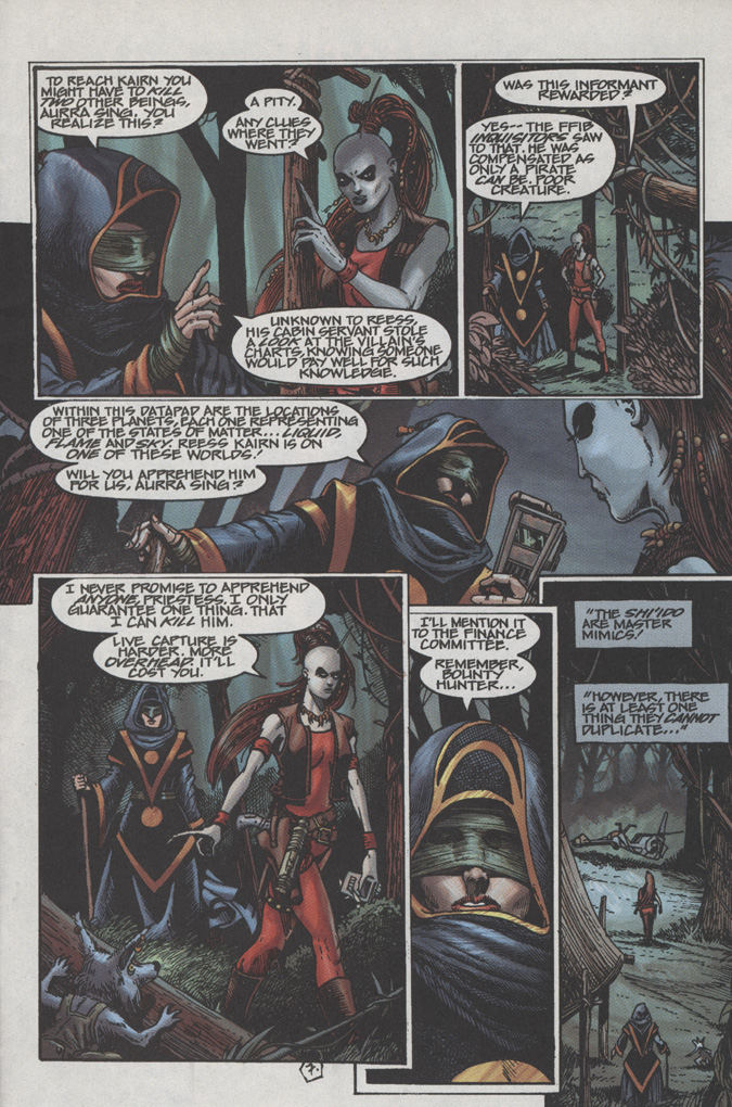 Read online Star Wars: The Bounty Hunters comic -  Issue # Issue Aurra Sing - 9