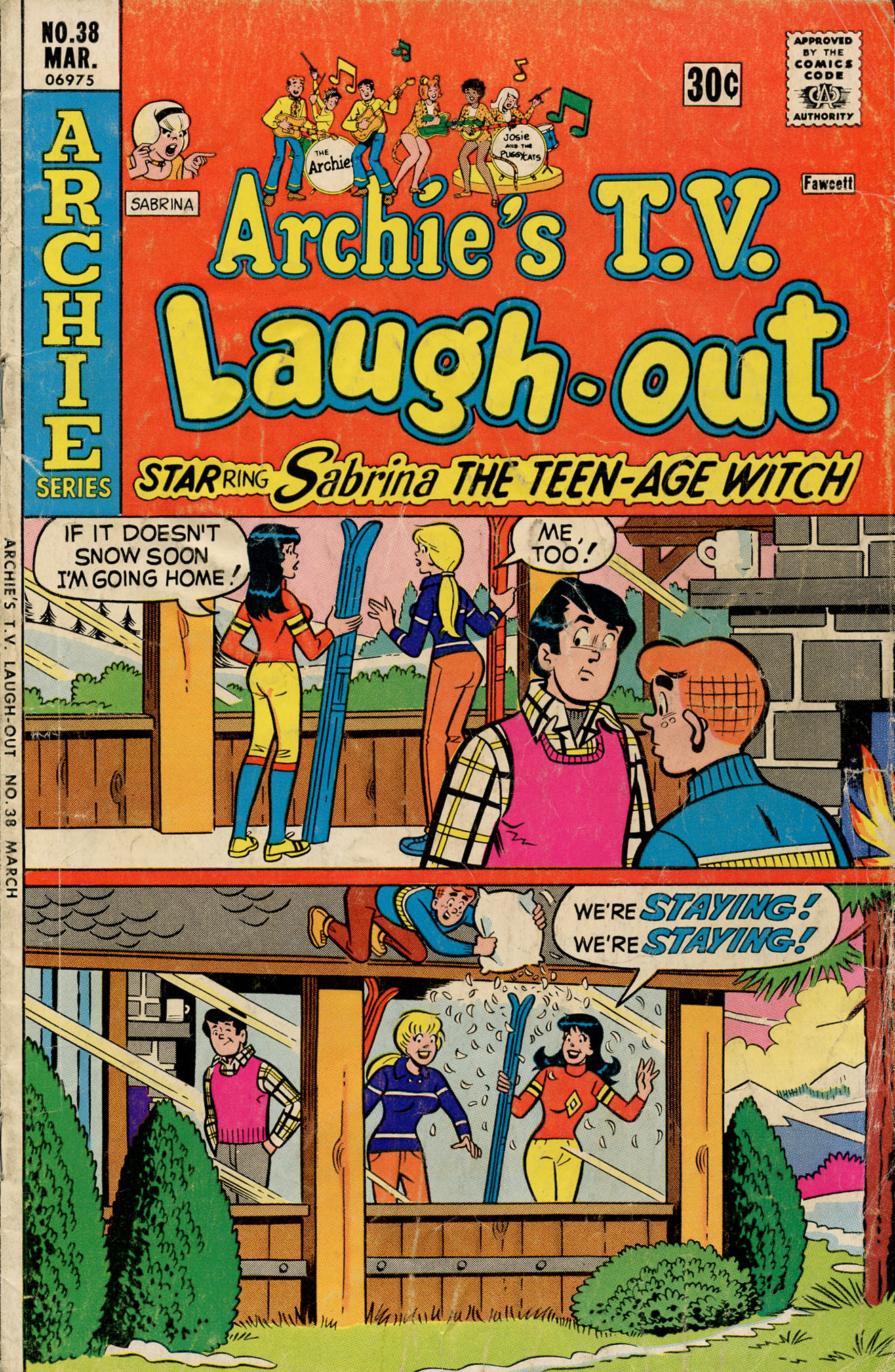 Read online Archie's TV Laugh-Out comic -  Issue #38 - 1
