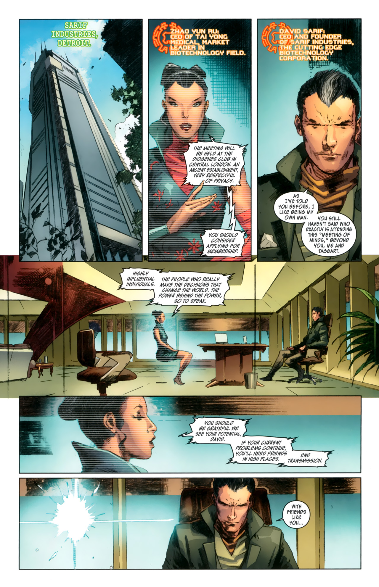 Read online Deus Ex comic -  Issue #4 - 14