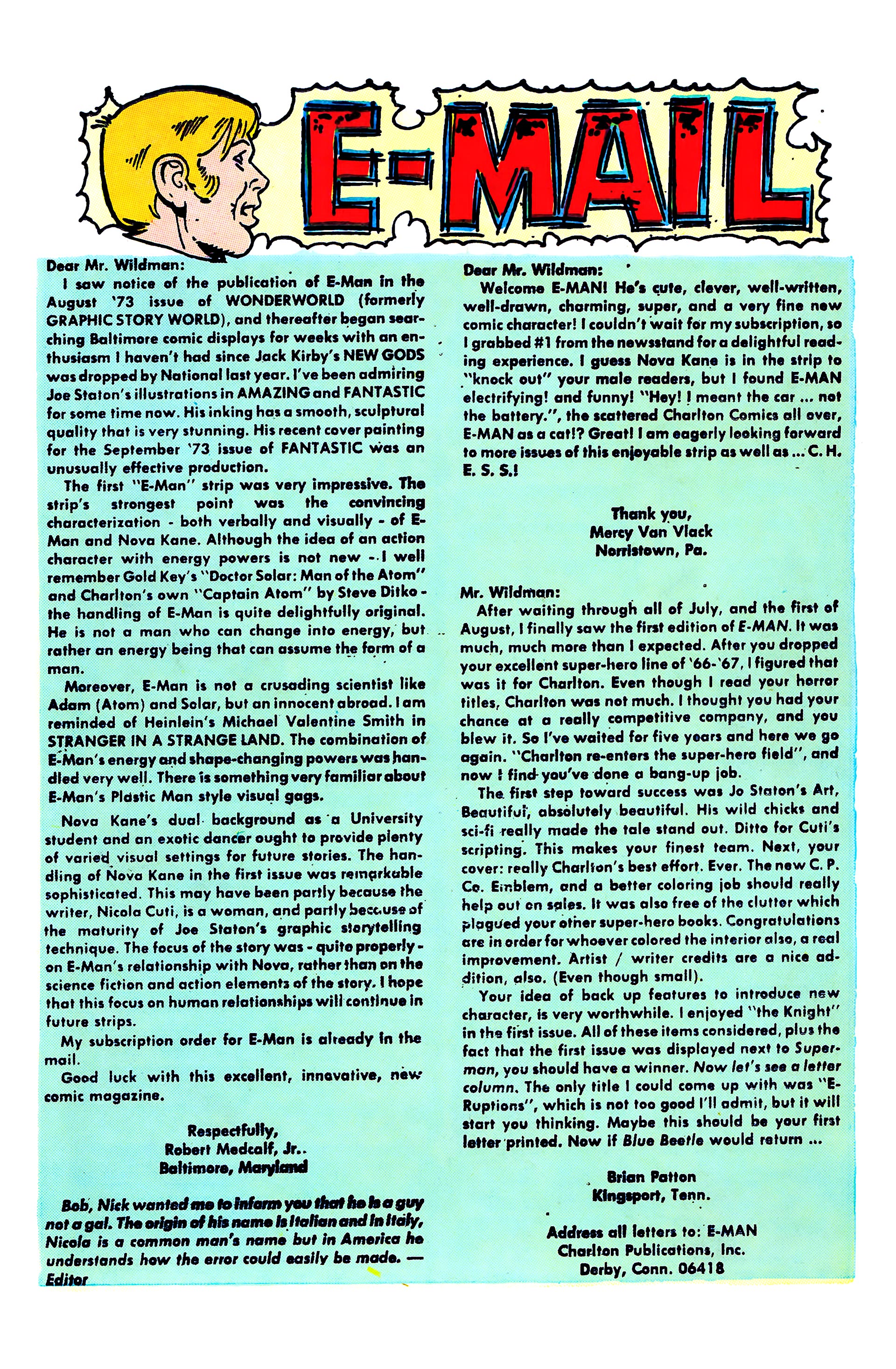 Read online E-Man (1973) comic -  Issue #3 - 21