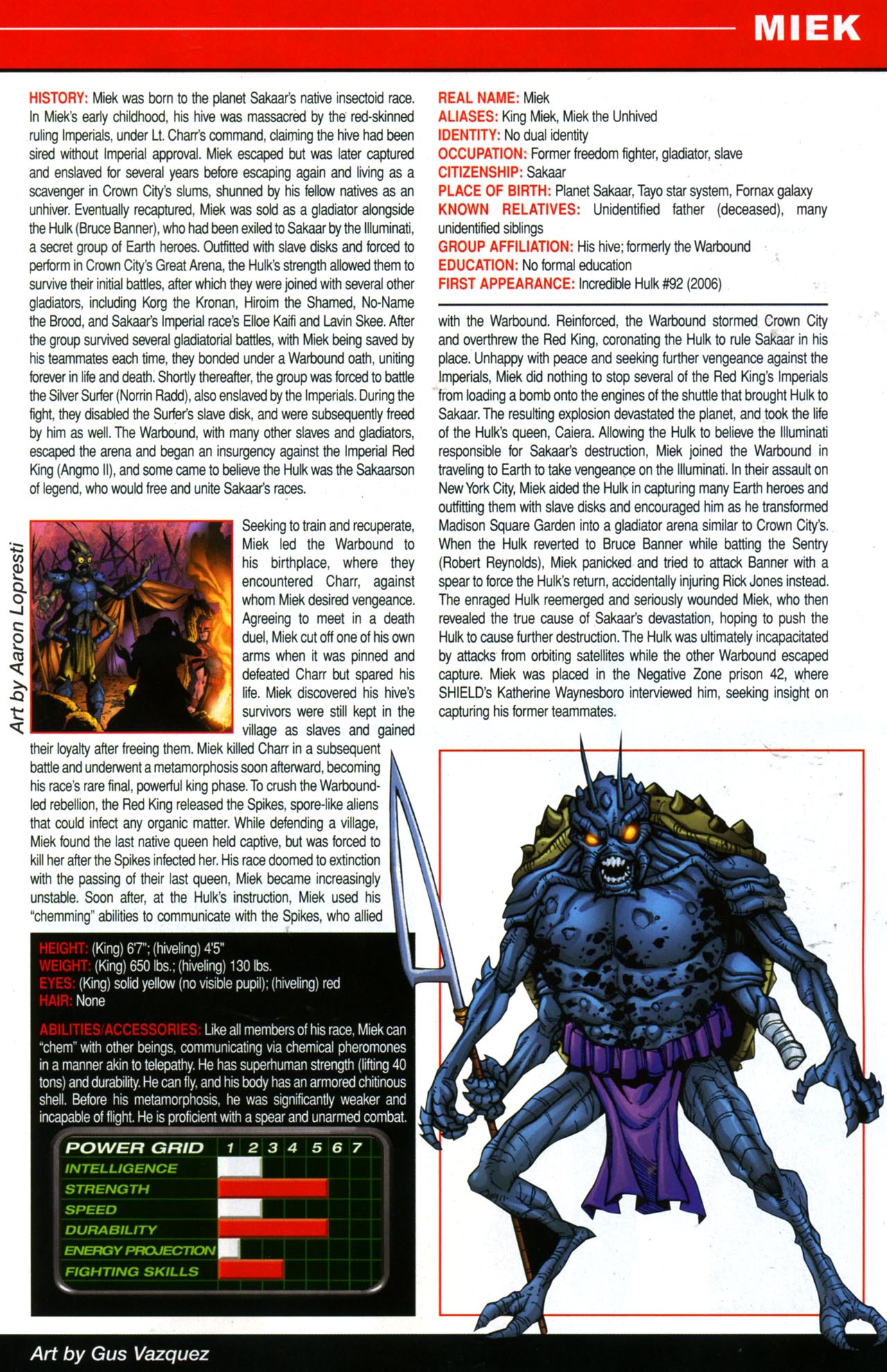 Read online Official Handbook of the Marvel Universe A To Z Update comic -  Issue #4 - 33