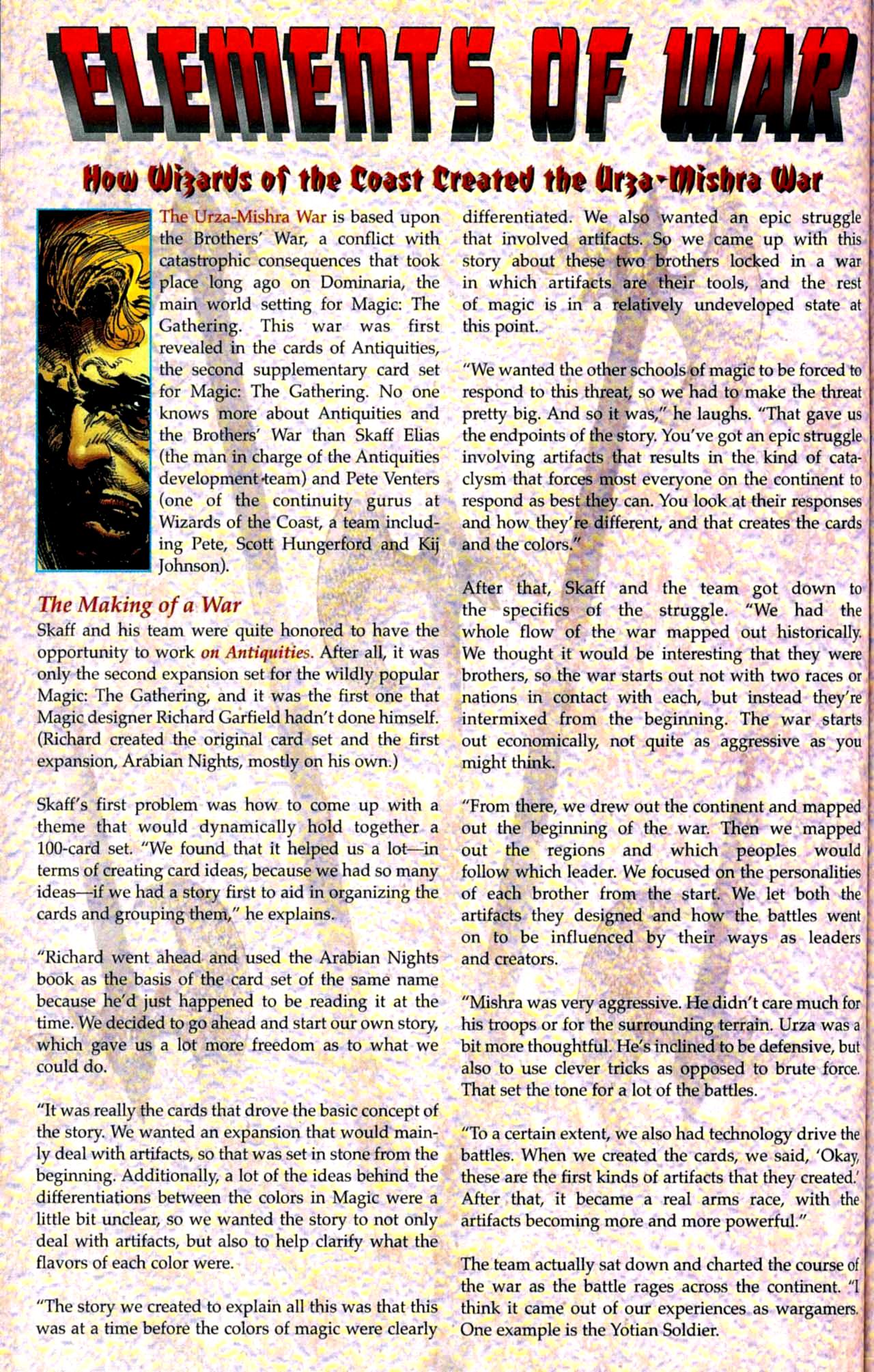 Read online Urza-Mishra War on the World of Magic: The Gathering comic -  Issue #1 - 59