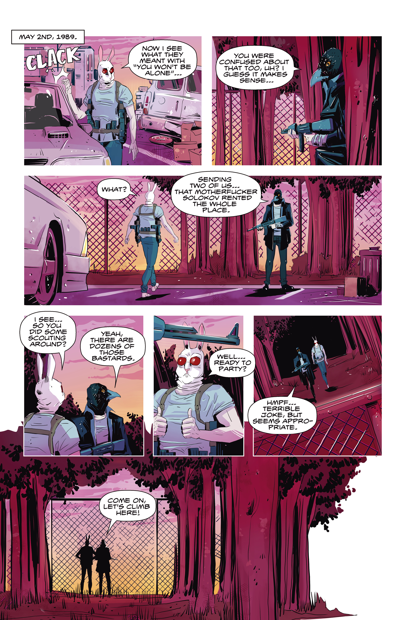 Read online Hotline Miami 2: Wrong Number comic -  Issue #4 - 9