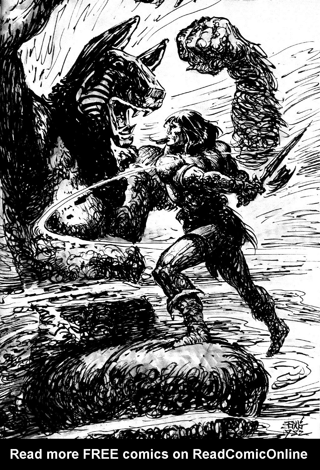 Read online The Savage Sword Of Conan comic -  Issue #82 - 45