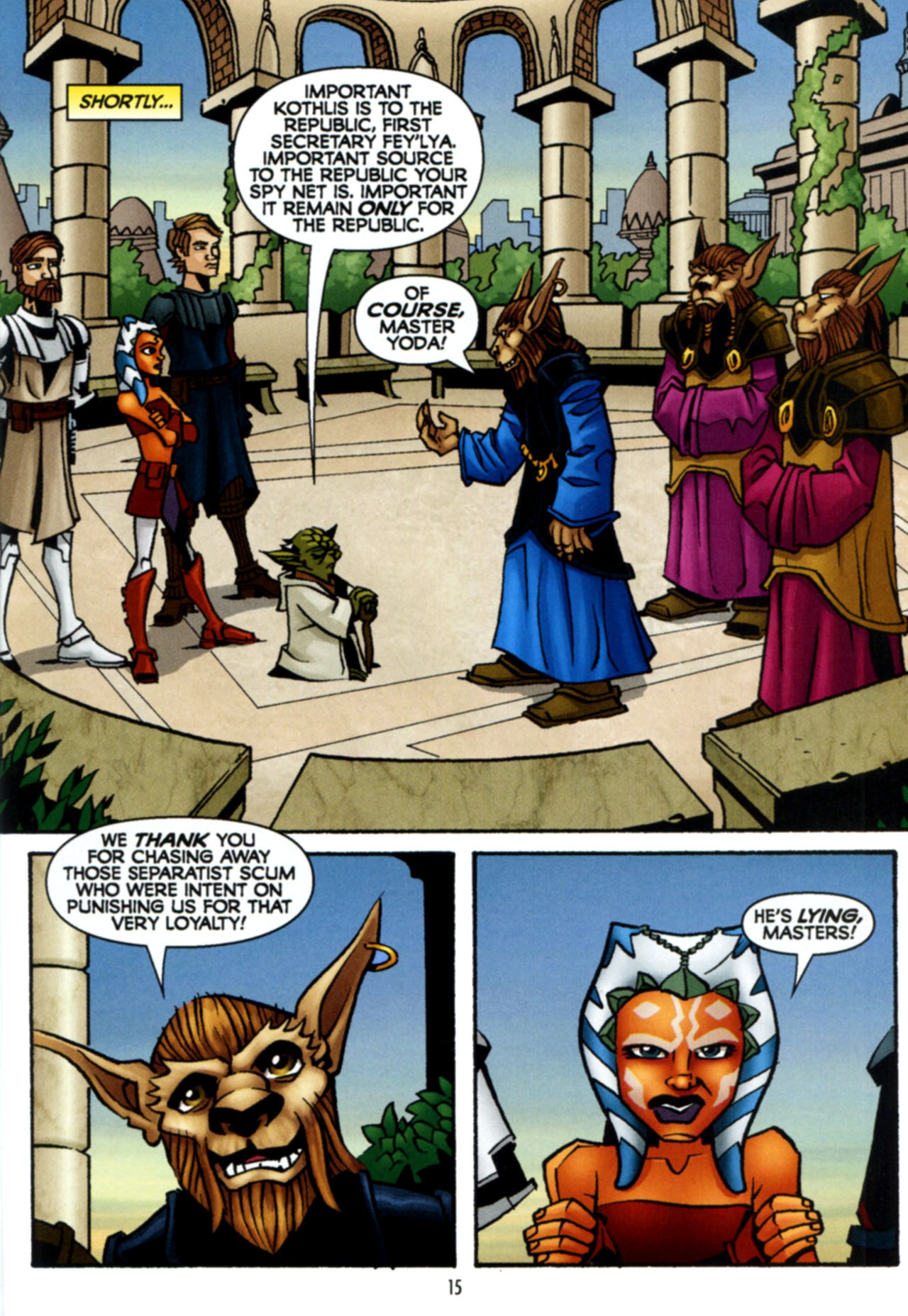 Read online Star Wars: The Clone Wars - The Wind Raiders of Taloraan comic -  Issue # Full - 15