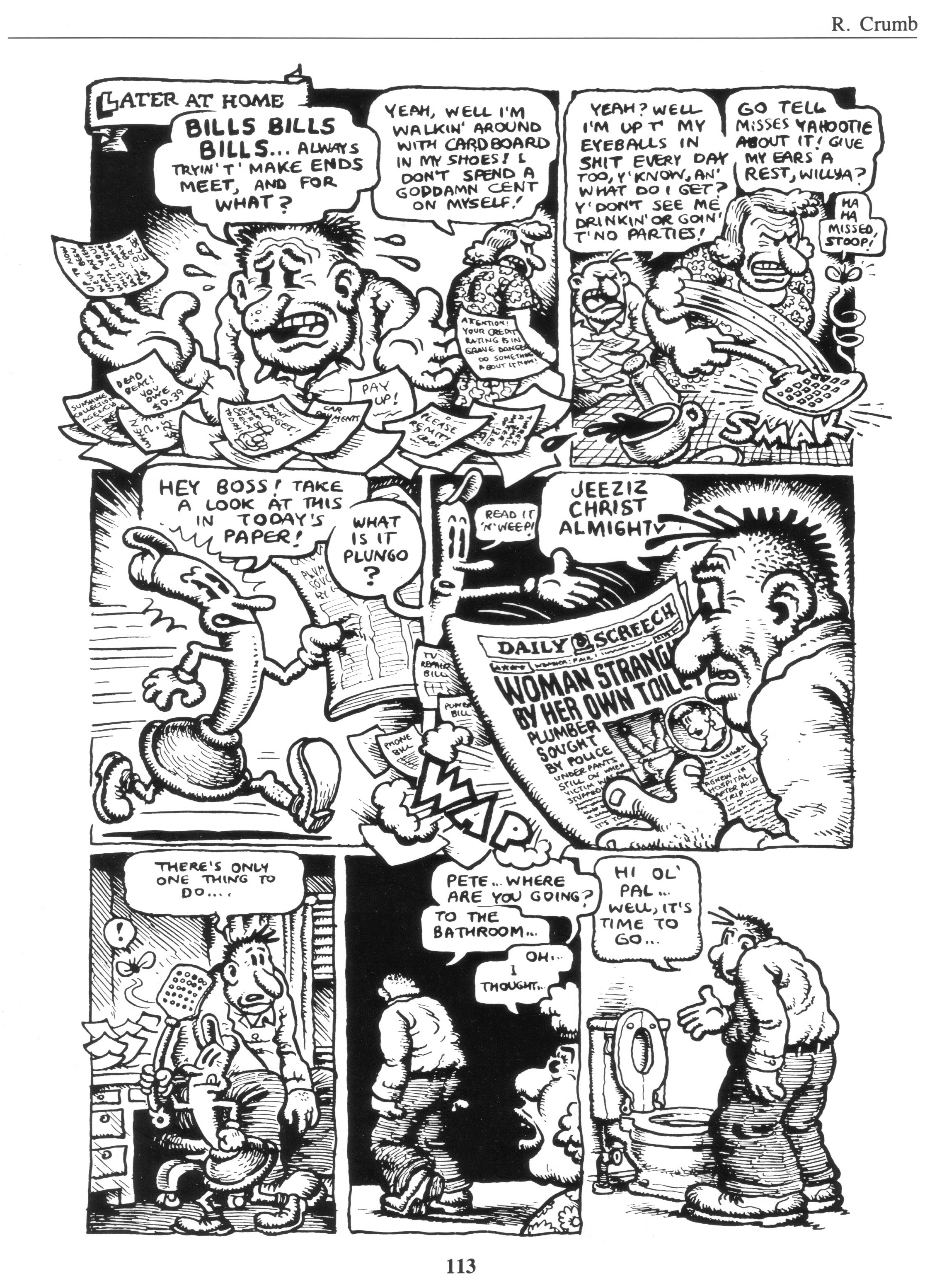 Read online The Complete Crumb Comics comic -  Issue # TPB 7 - 121