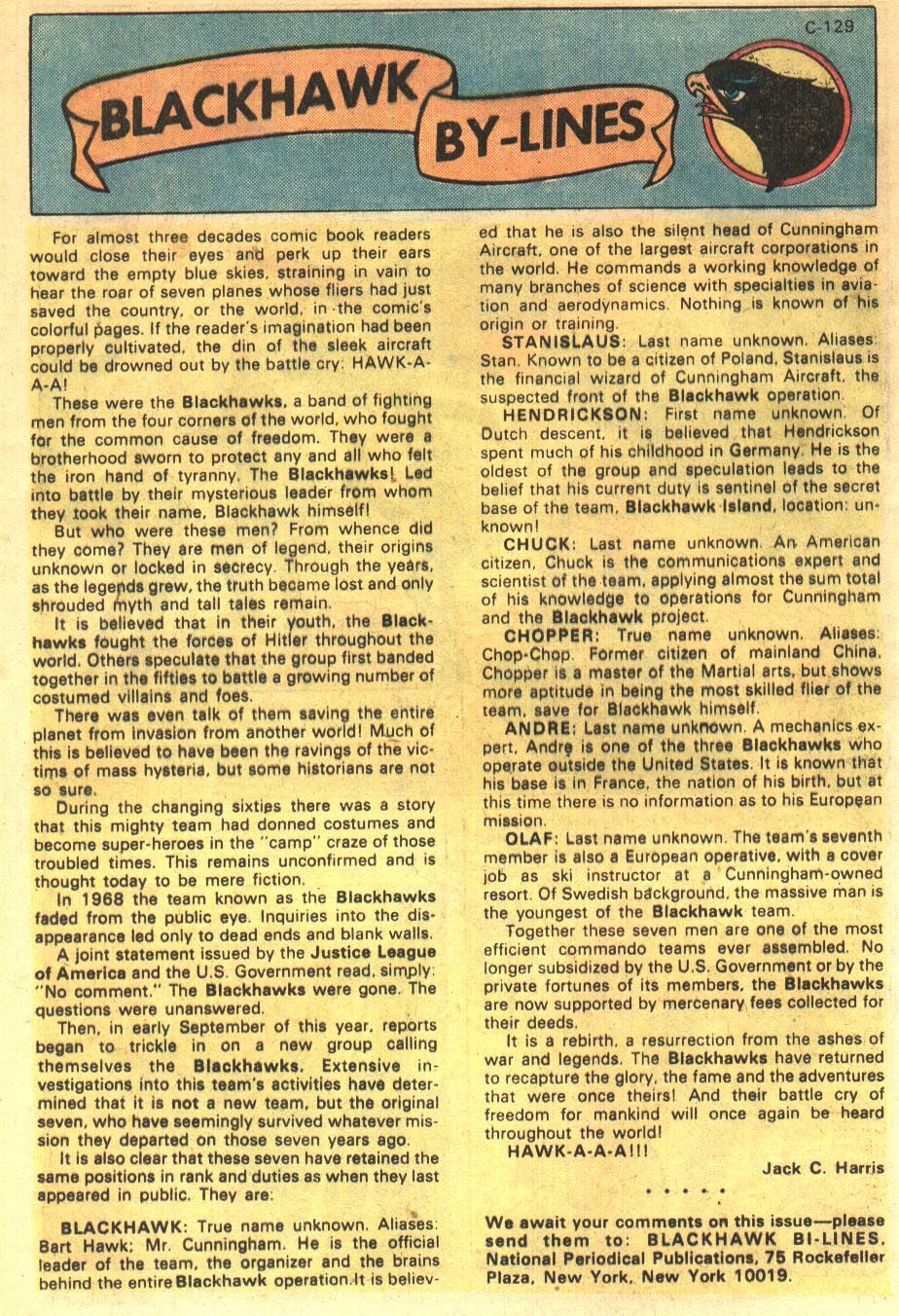 Read online Blackhawk (1957) comic -  Issue #244 - 9