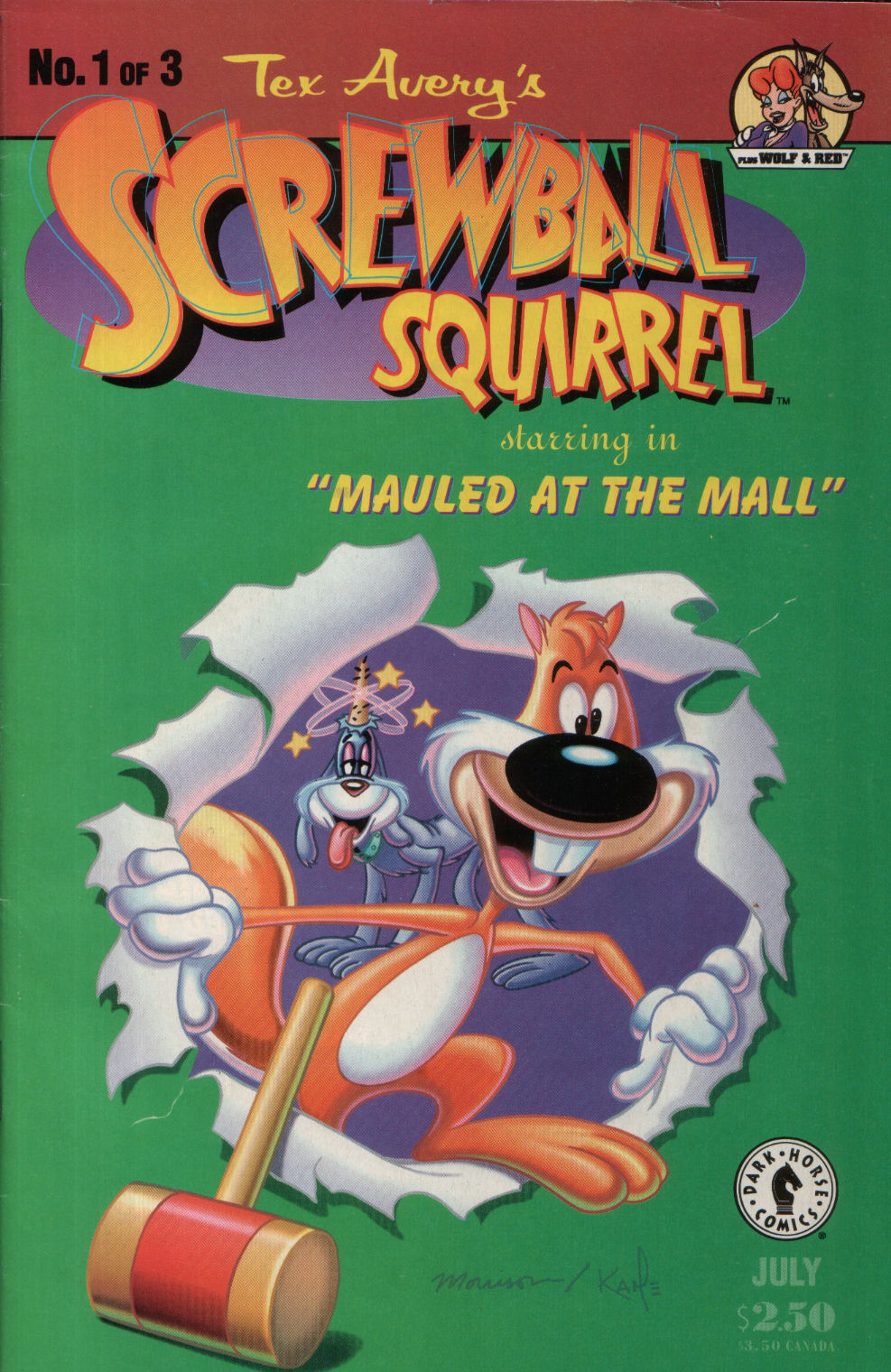 Read online Screwball Squirrel comic -  Issue #1 - 1