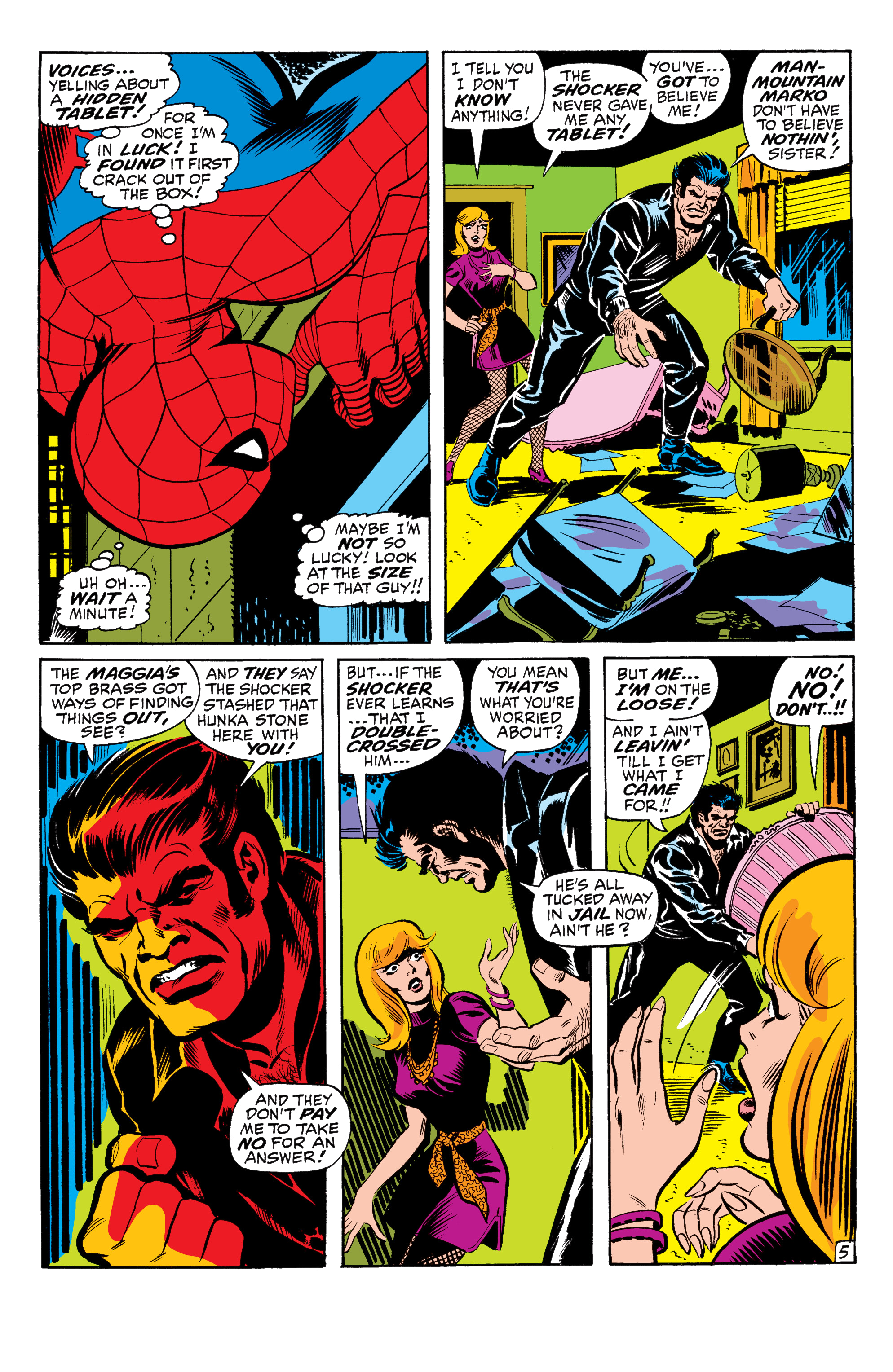 Read online Amazing Spider-Man Epic Collection comic -  Issue # The Secret of the Petrified Tablet (Part 2) - 64