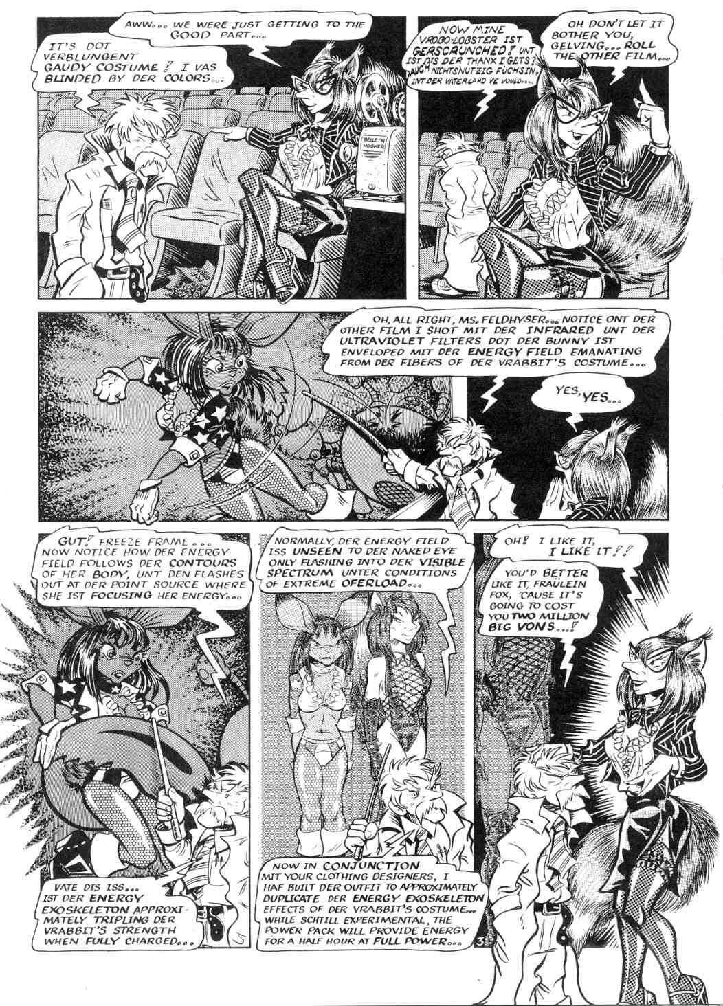 Read online Army  Surplus Komikz Featuring: Cutey Bunny comic -  Issue #4 - 5